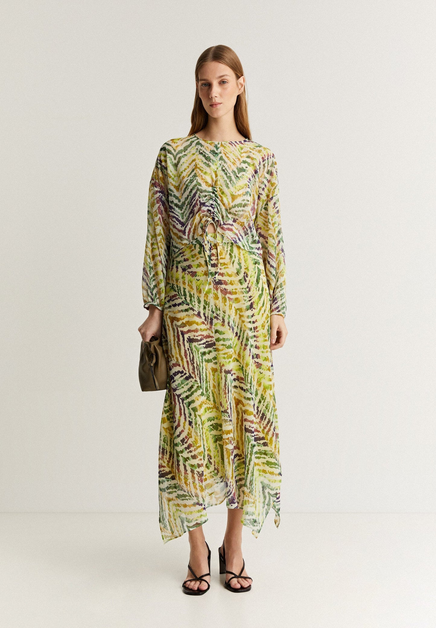 FALDA MIDI PRINT CEBRA