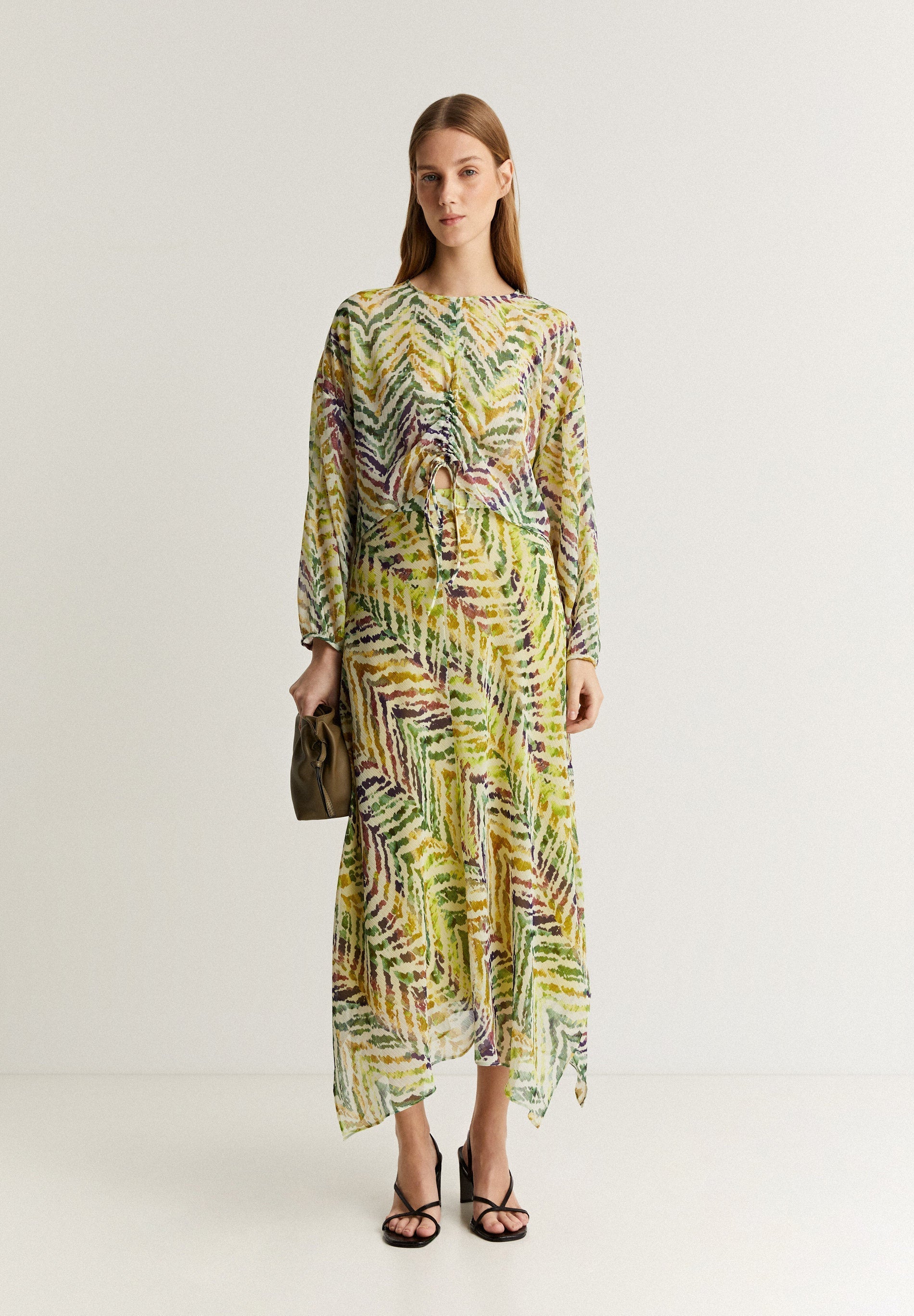 FALDA MIDI PRINT CEBRA