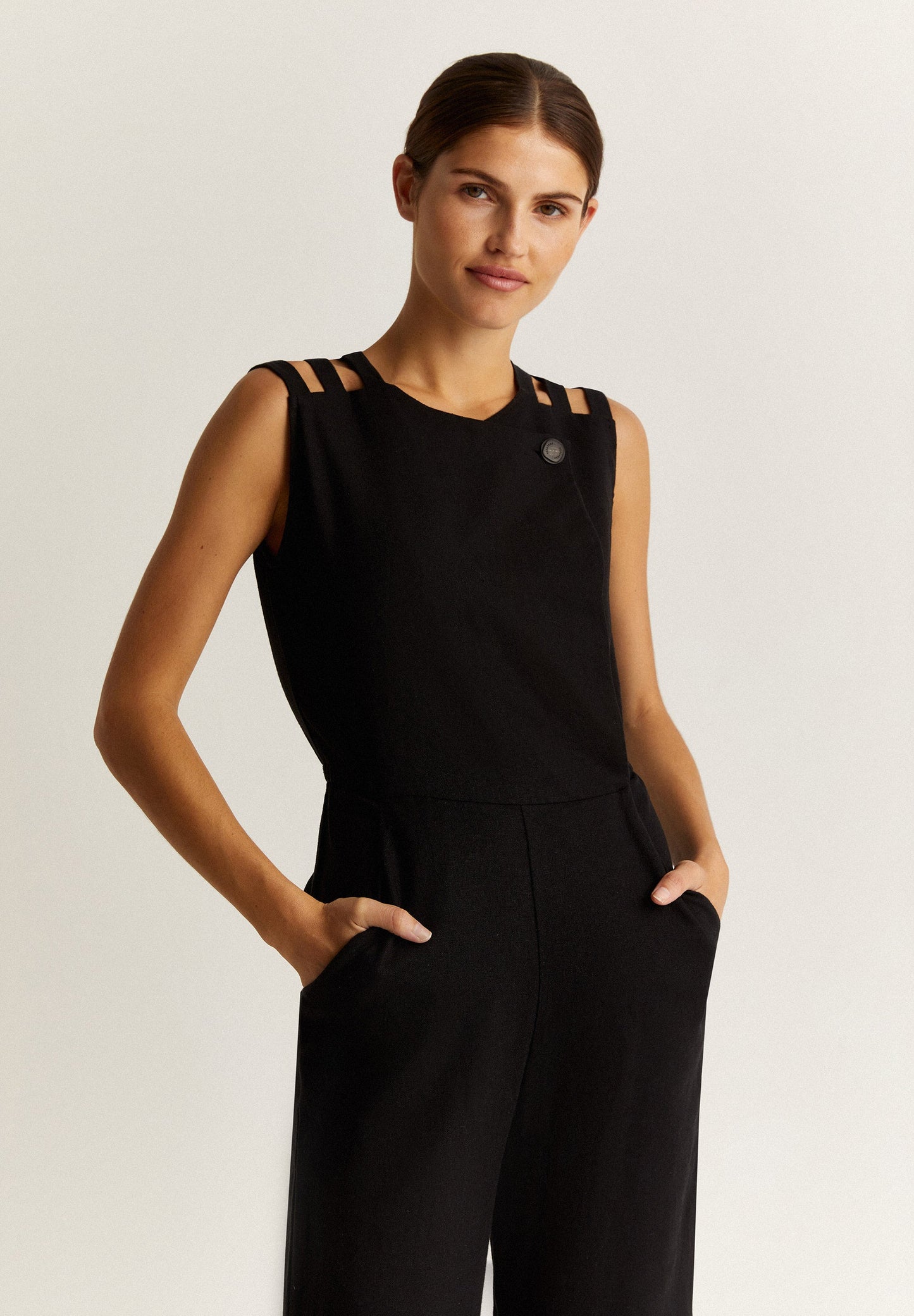 MONO LINO ESCOTE DOBLE MULTIPOSICÓN