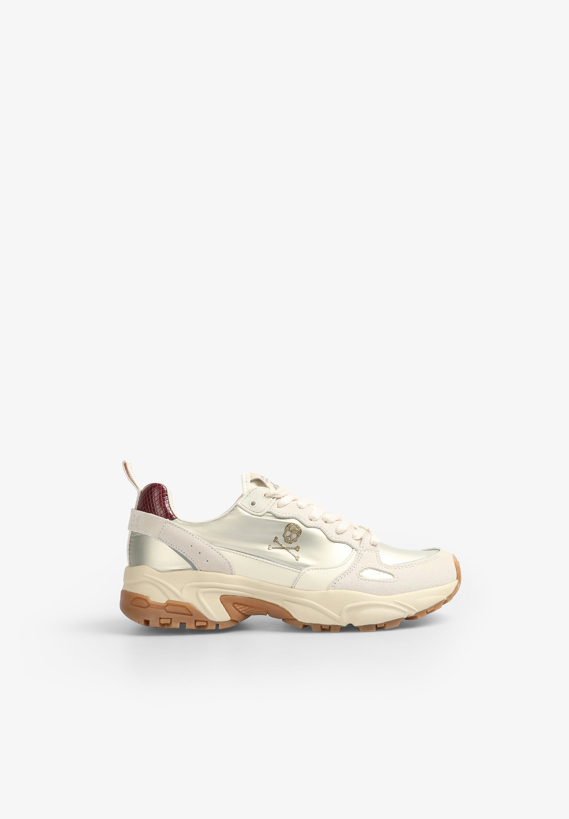 TENIS COMBINADA METALIZADA