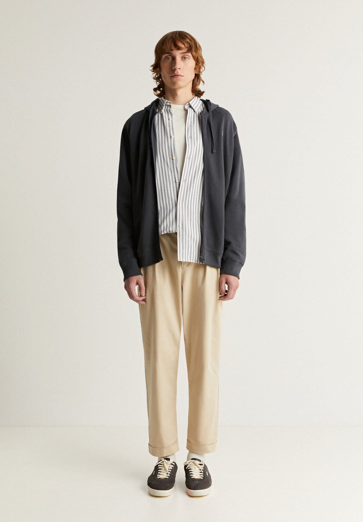 CAMISA RAYAS CUELLO BOTONES