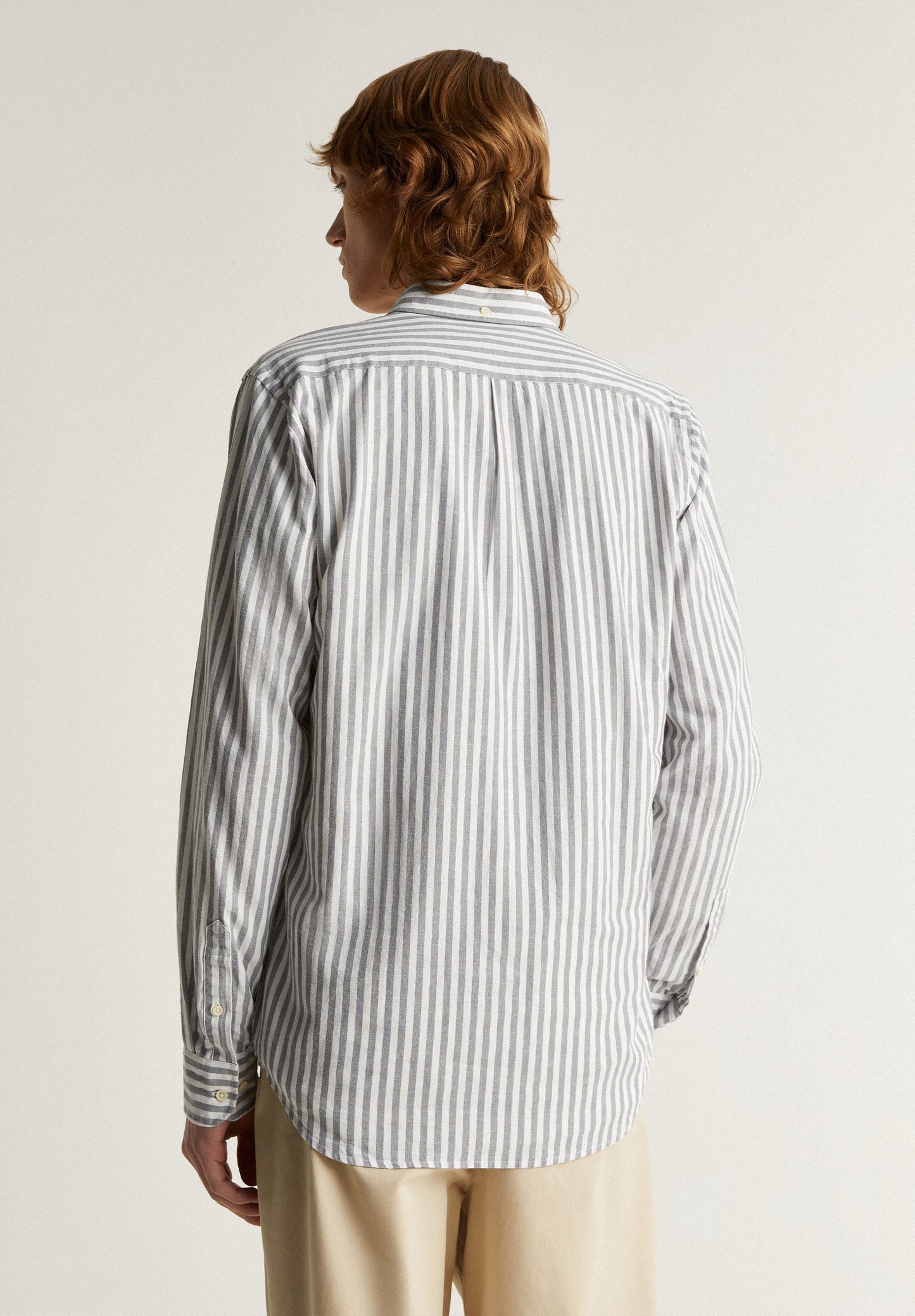 CAMISA RAYAS CUELLO BOTONES