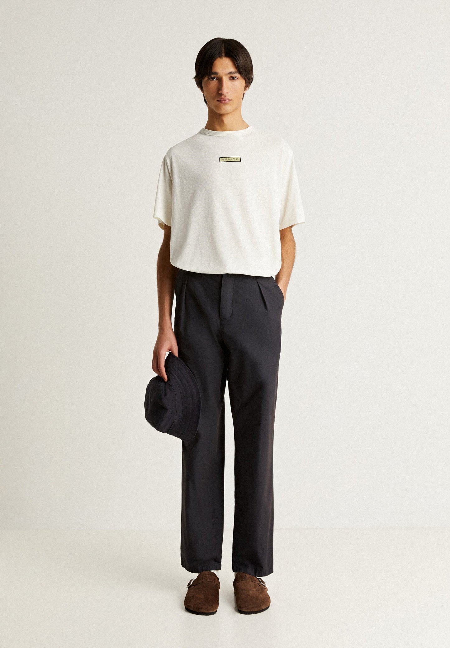 CAMISETA PRINT TRASERO EFECTO LAVADO