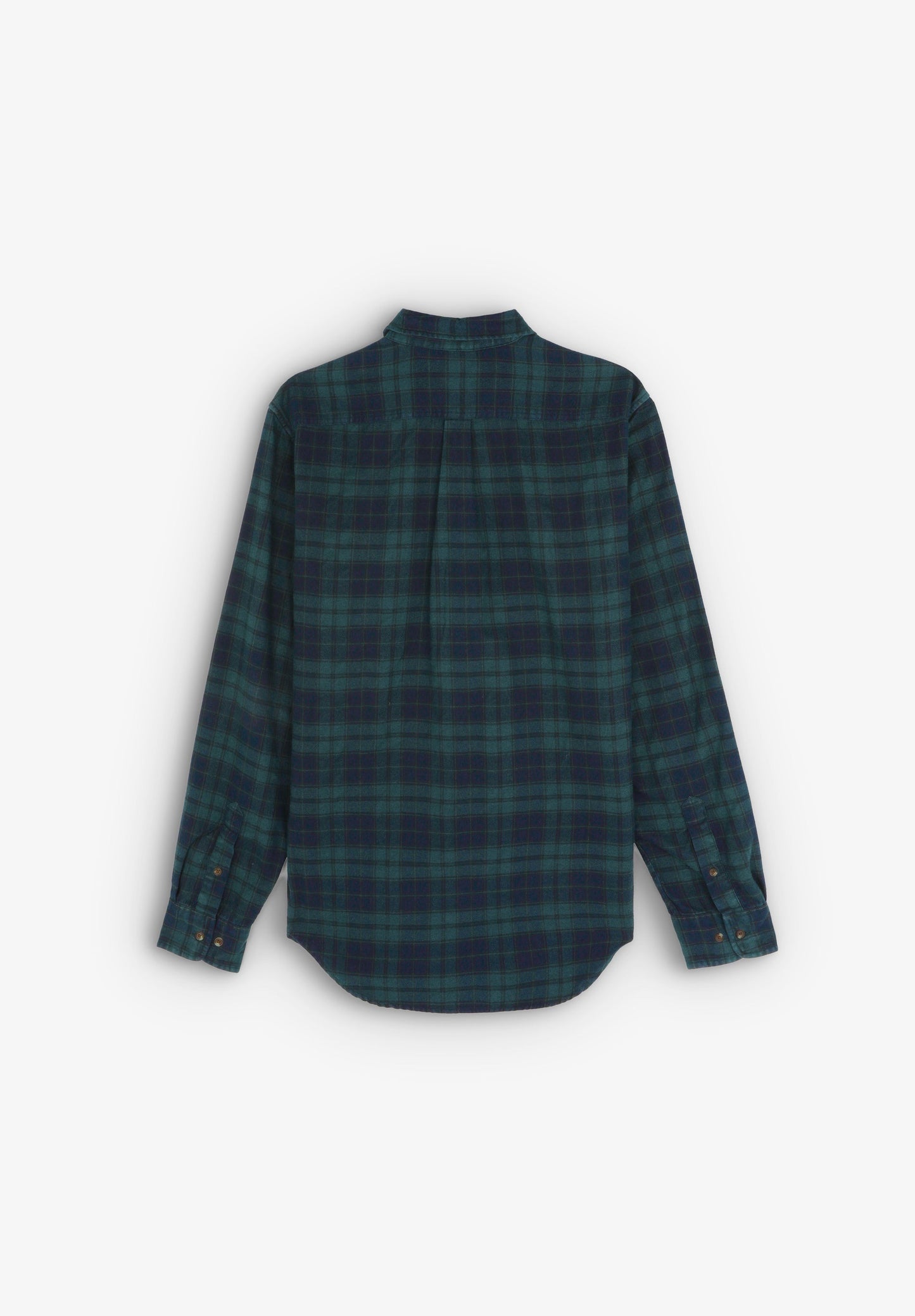 CAMISA CUADROS TARTÁN BOLSILLO TAPETA
