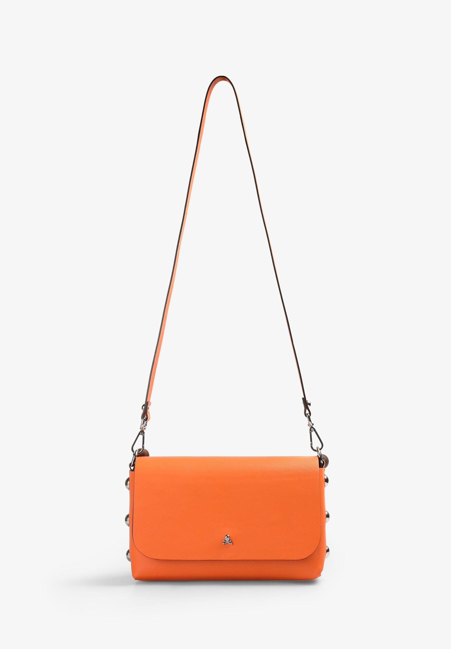 BOLSO PIEL MINI ASA ABALORIOS