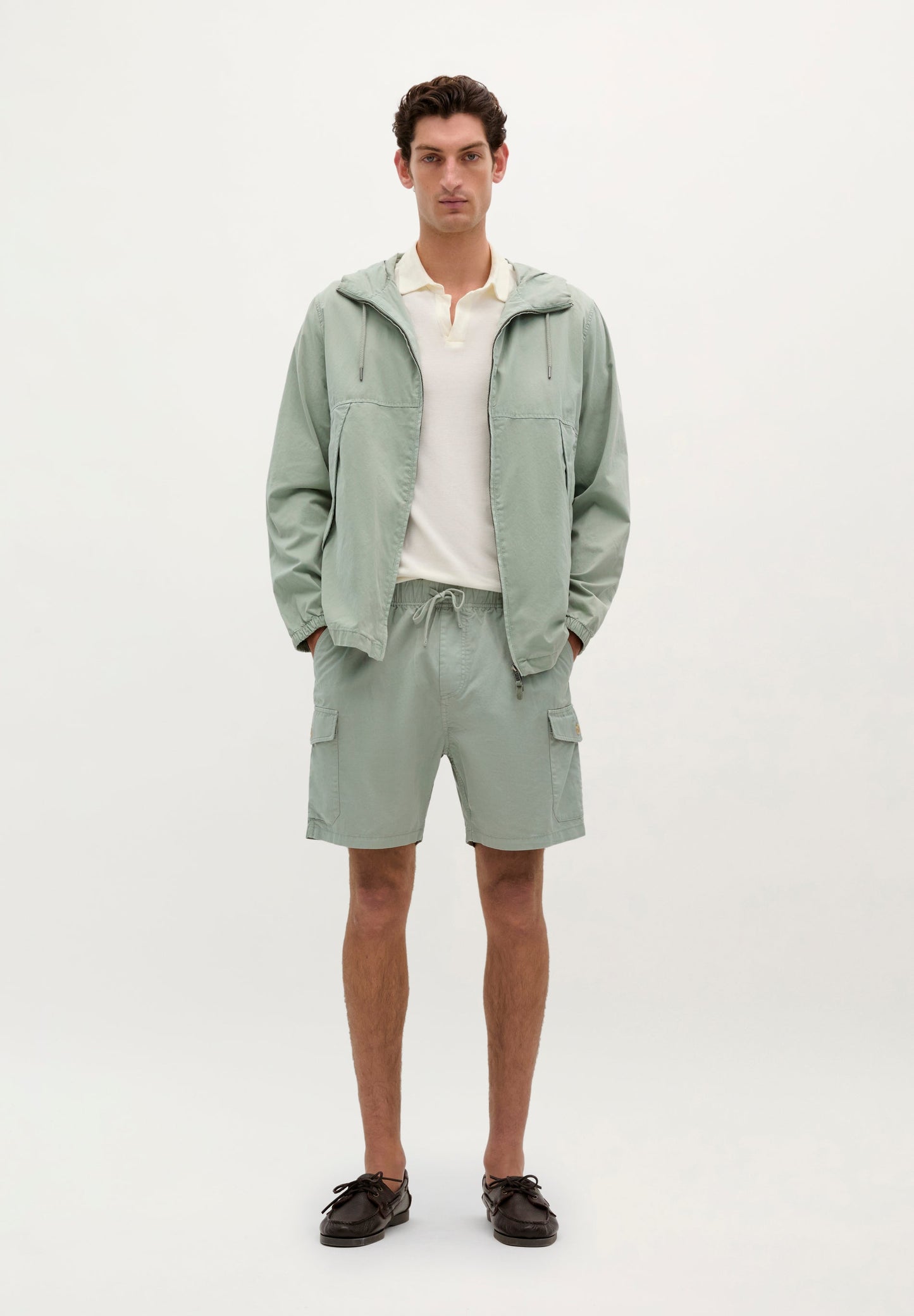 CHAQUETA LIGERA CAPUCHA ALGODÓN