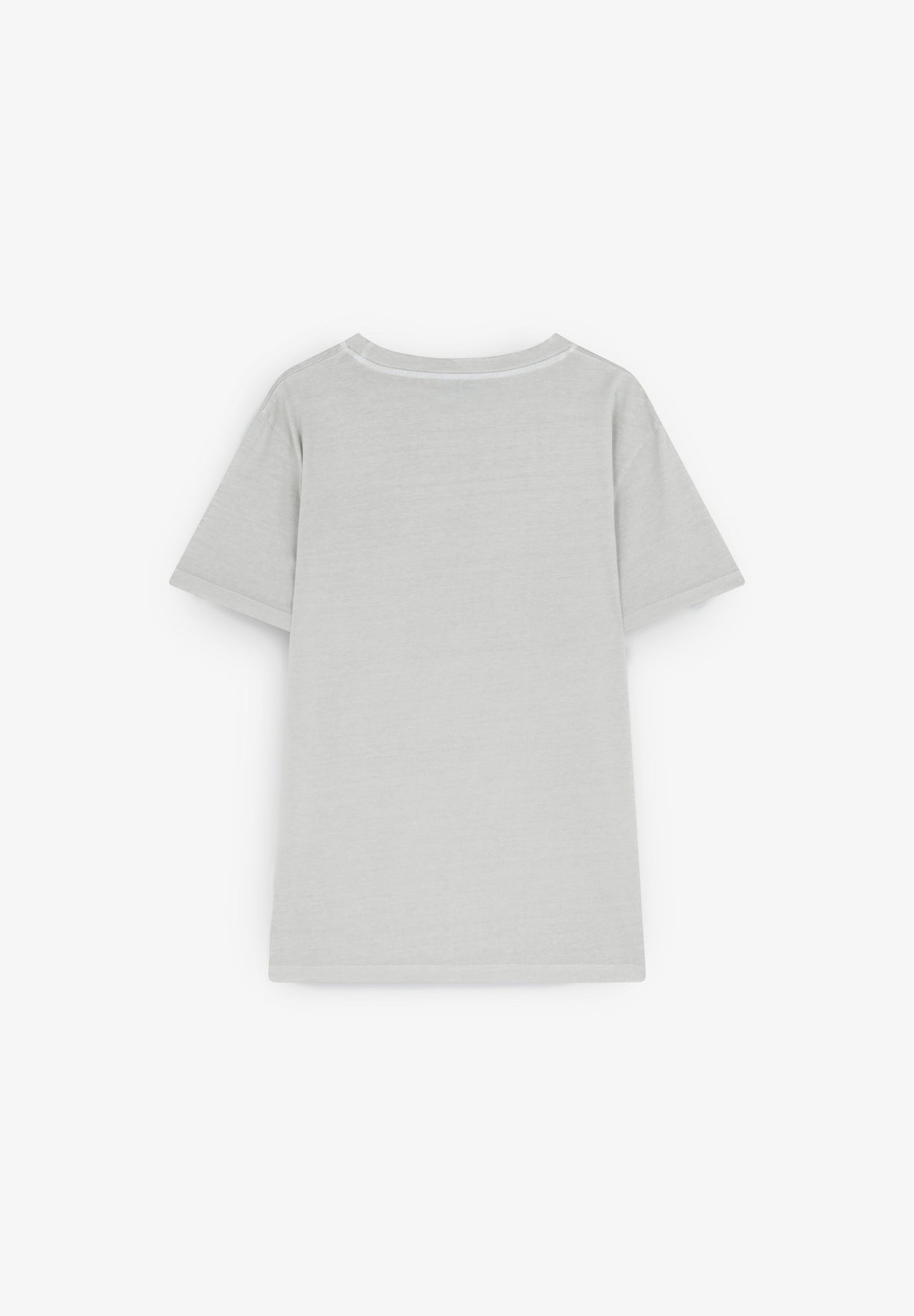 CAMISETA CALAVERA BORDADA TONO