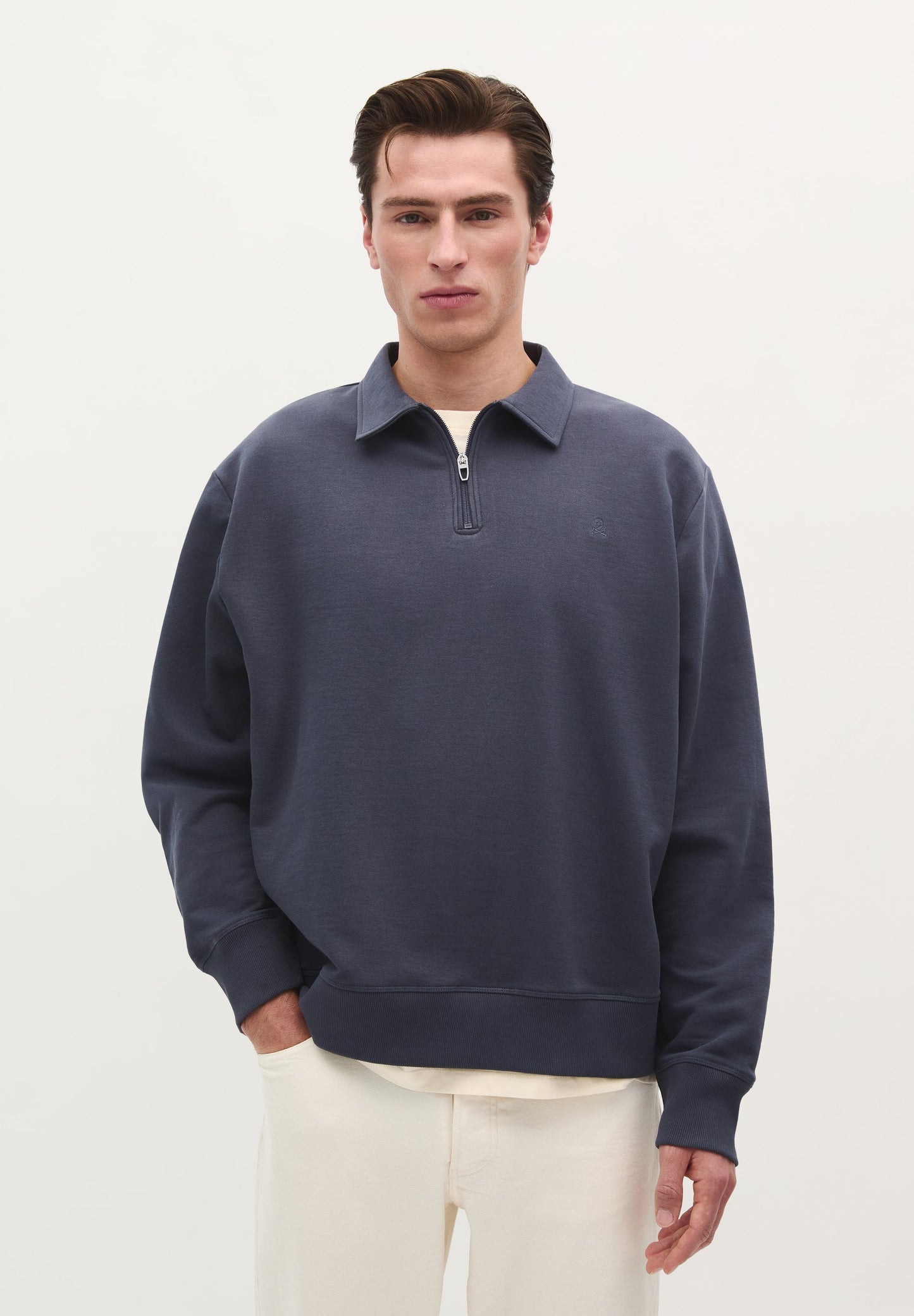 SCEASY MID ZIPPER SWEATER