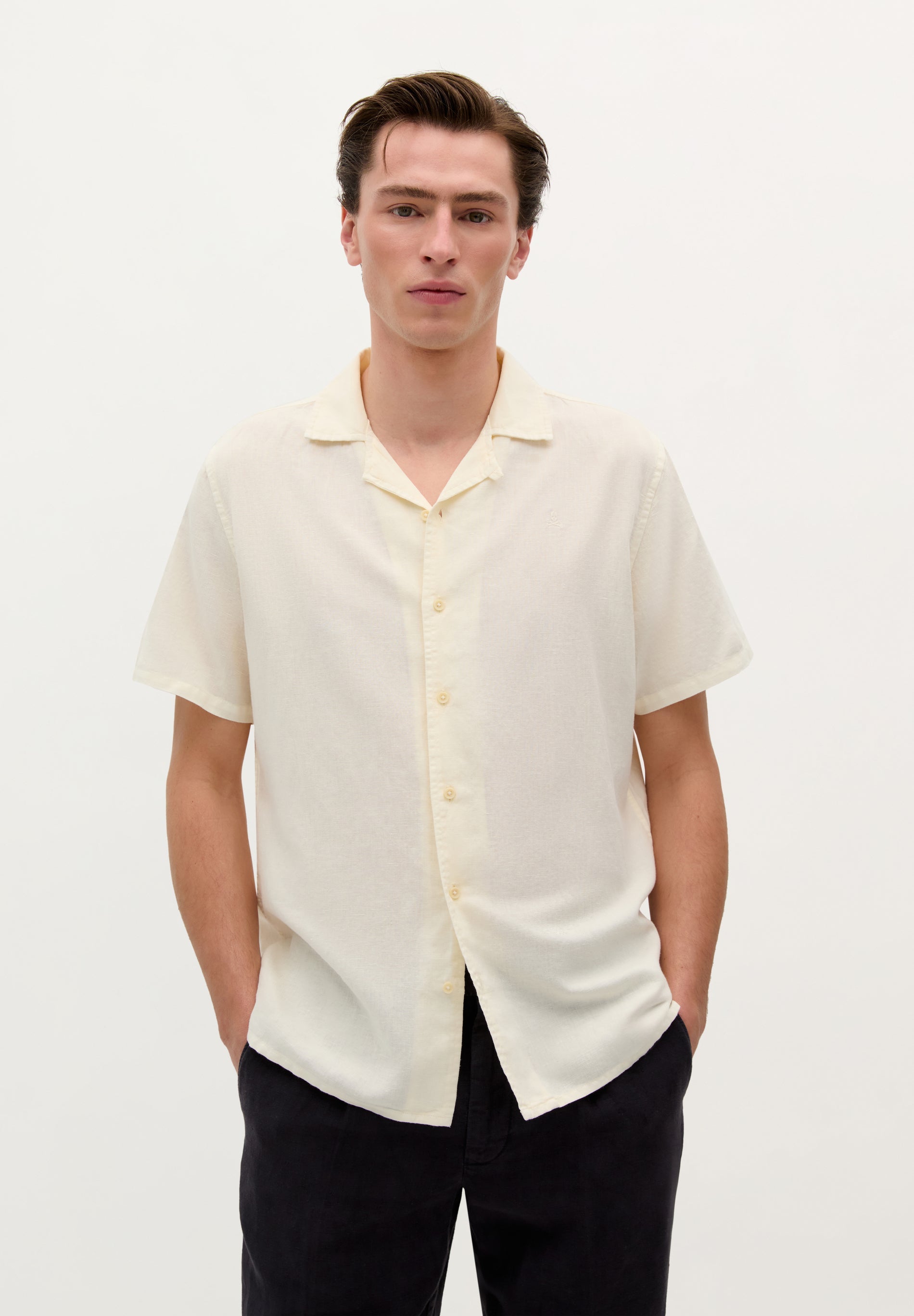 CAMISA MANGA CORTA LINO