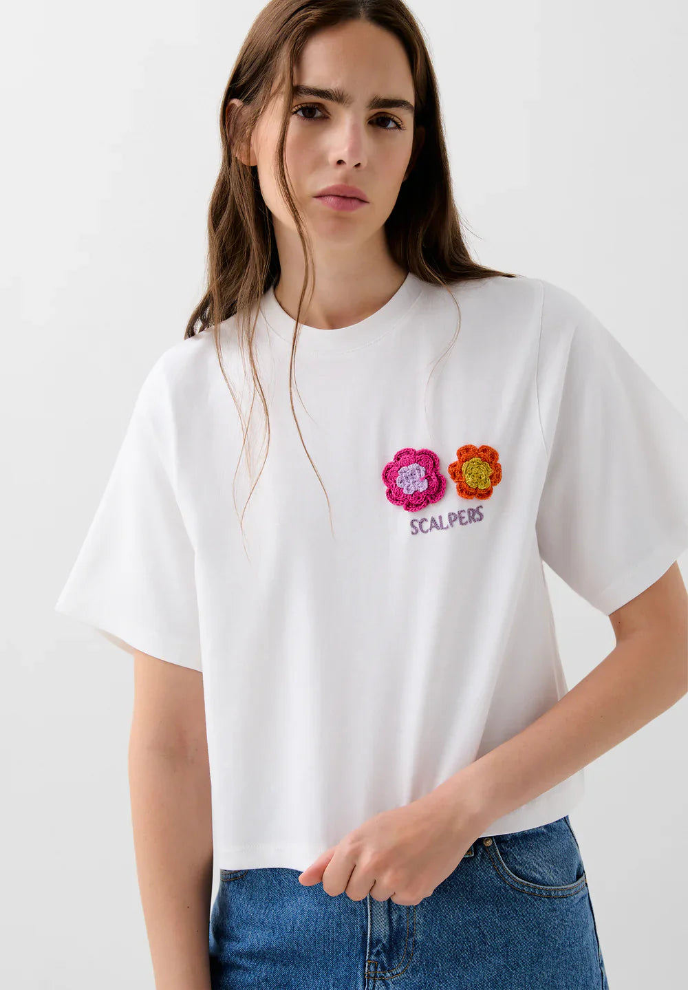 CAMISETA DETALLE CROCHET