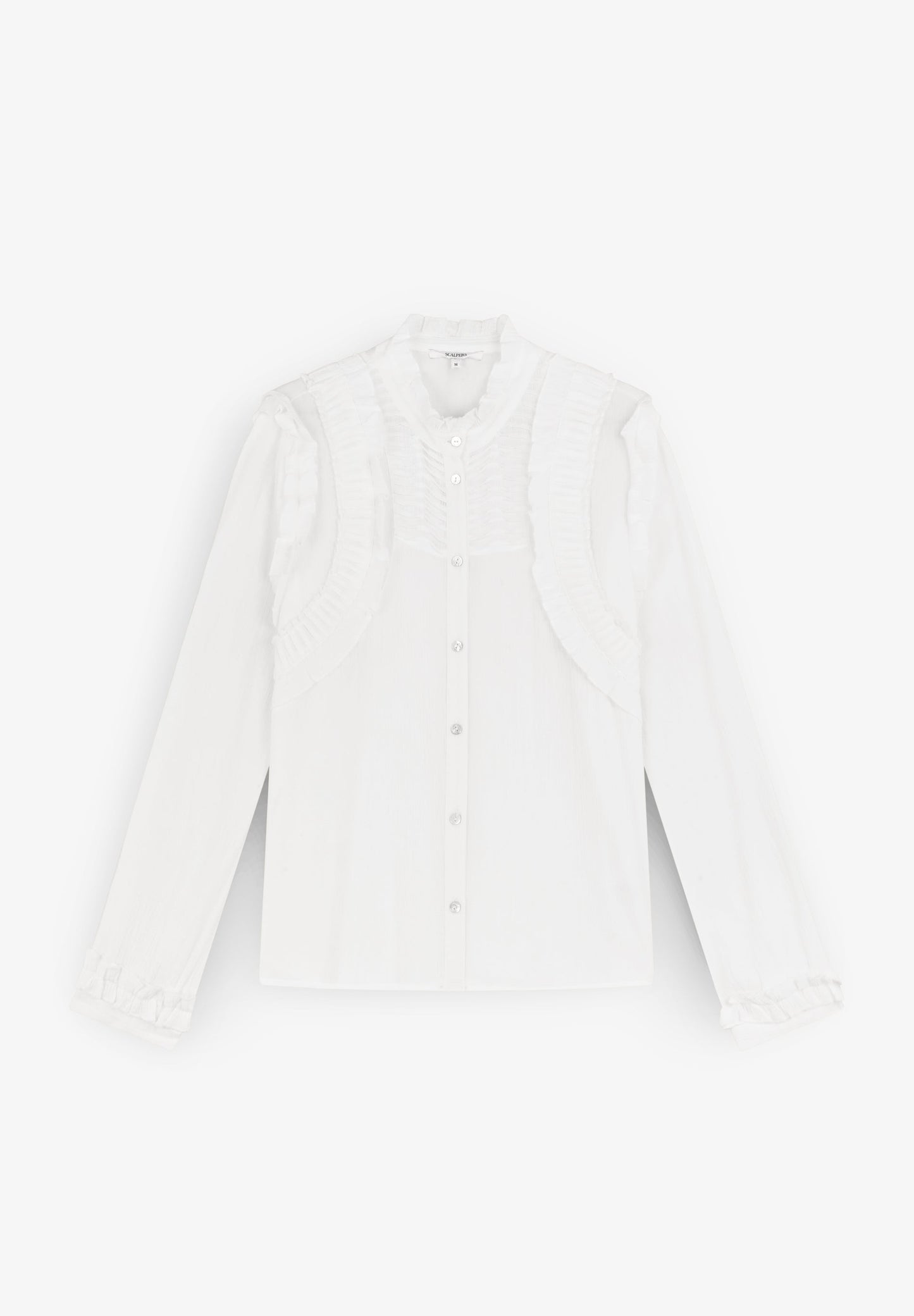 CAMISA DETALLES FRUNCES PLISADOS