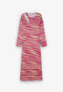 VESTIDO ANIMAL PRINT ABERTURA