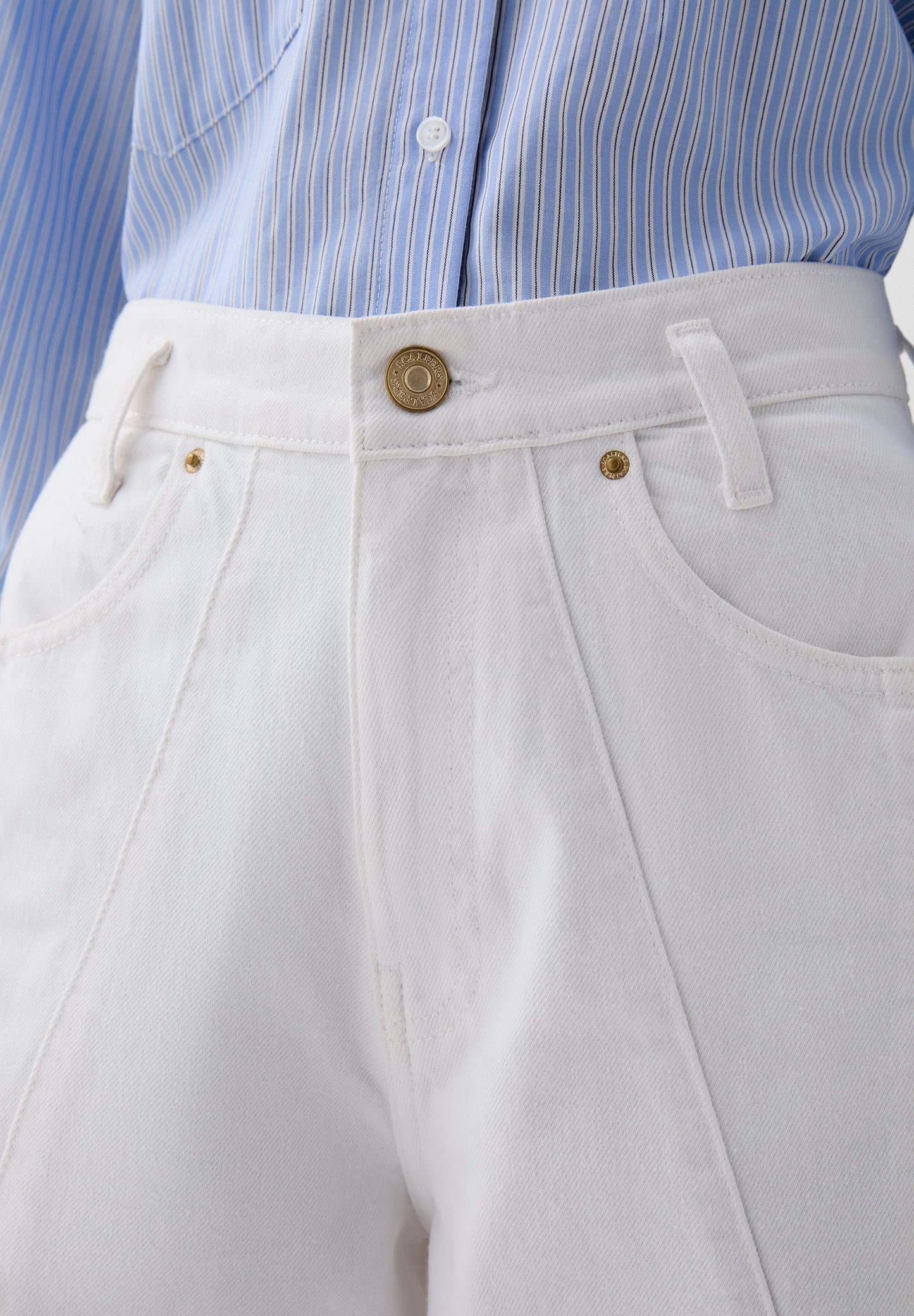 JEANS COSTURA TIRO ALTO