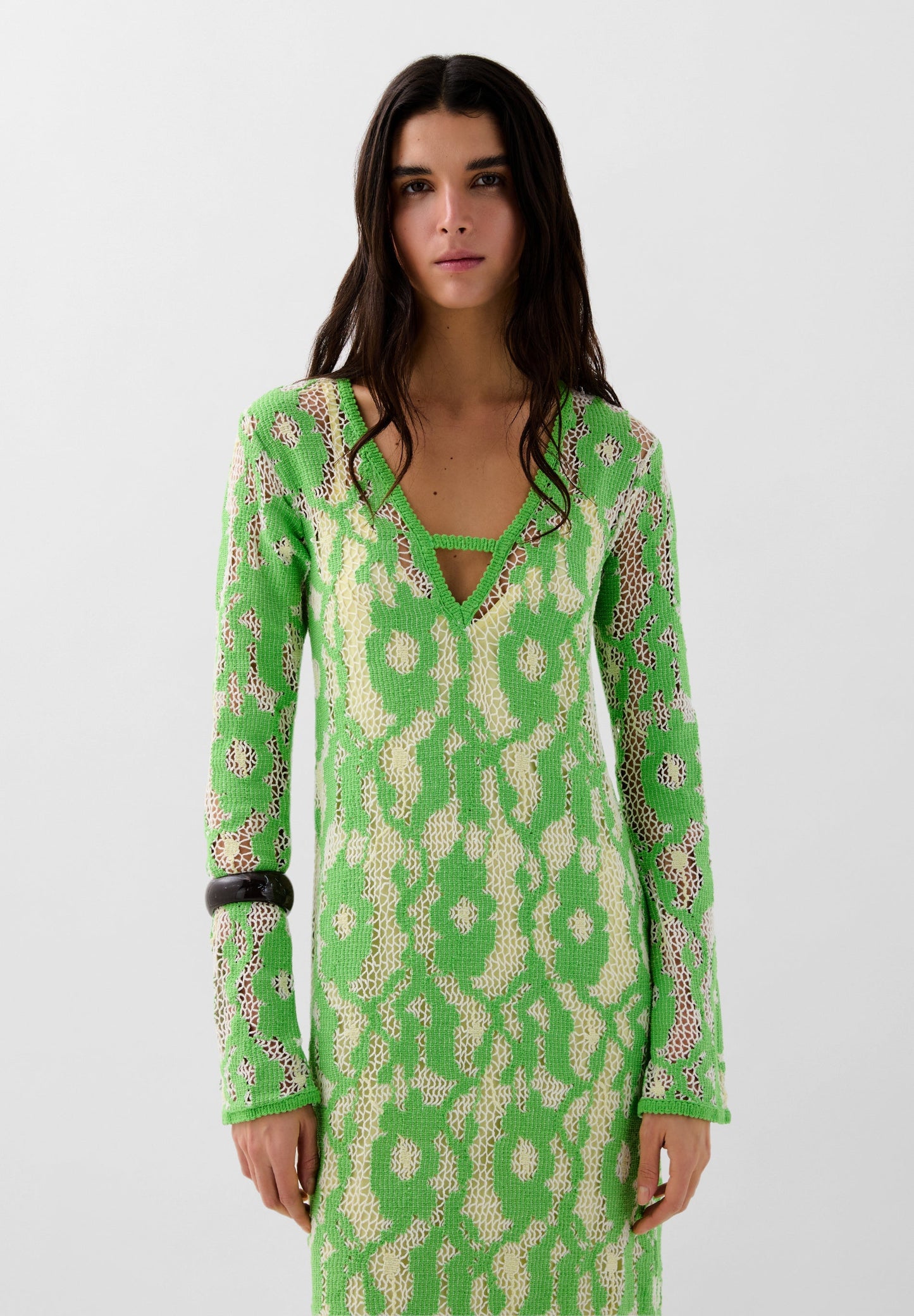 VESTIDO PUNTO CROCHET