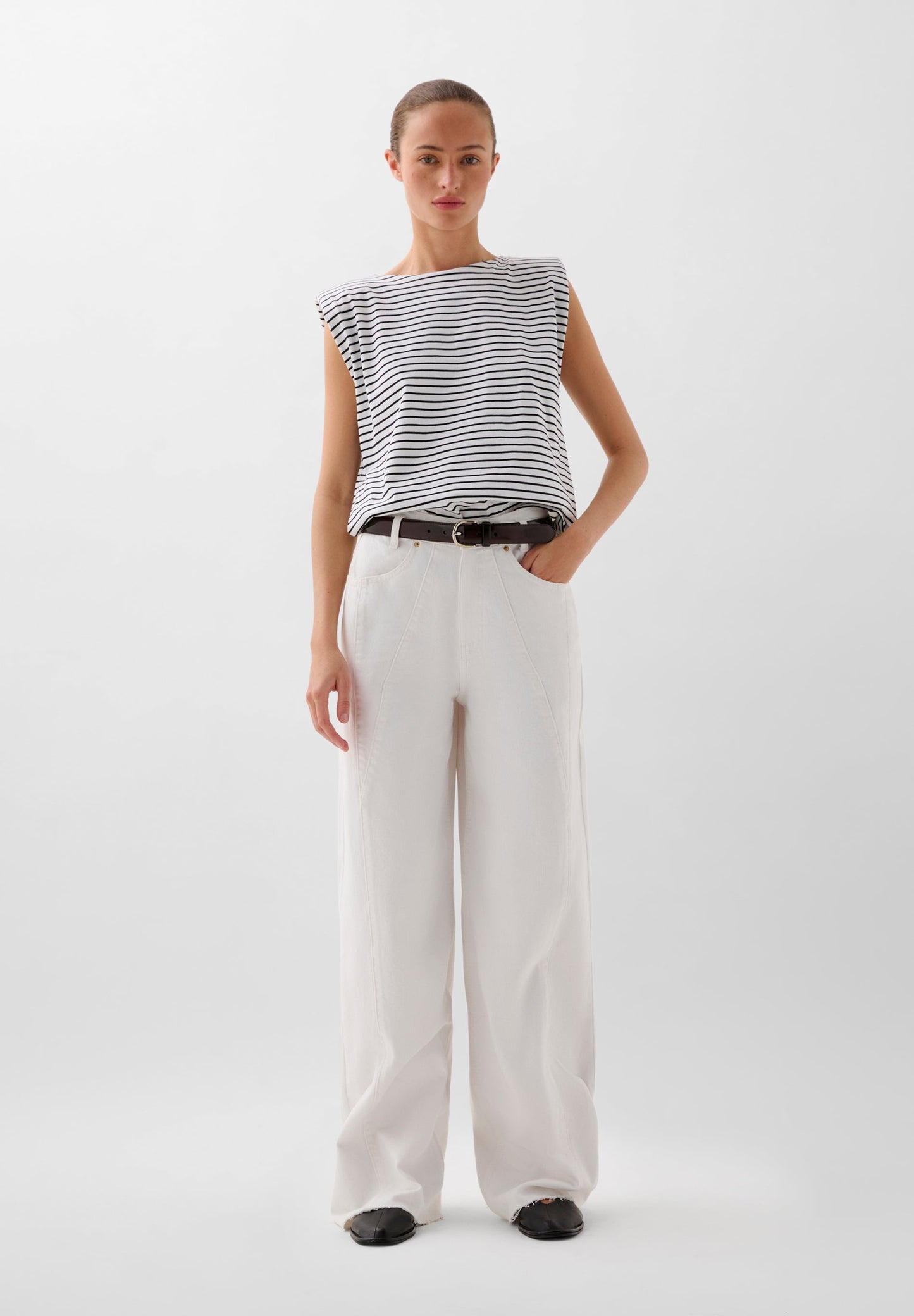 CAMISETA RAYAS HOMBRERA