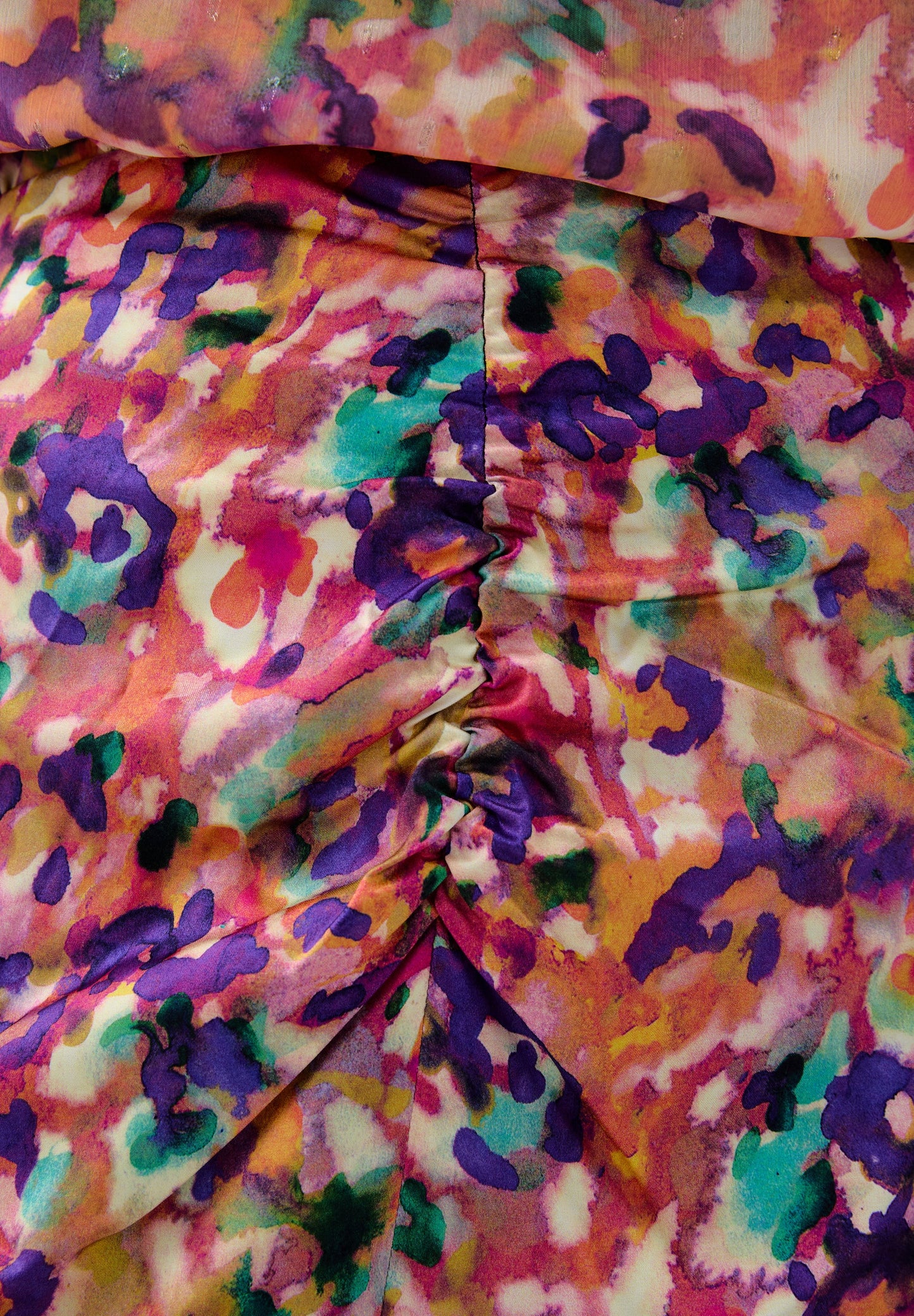 FALDA ESTAMPADA FRUNCIDO