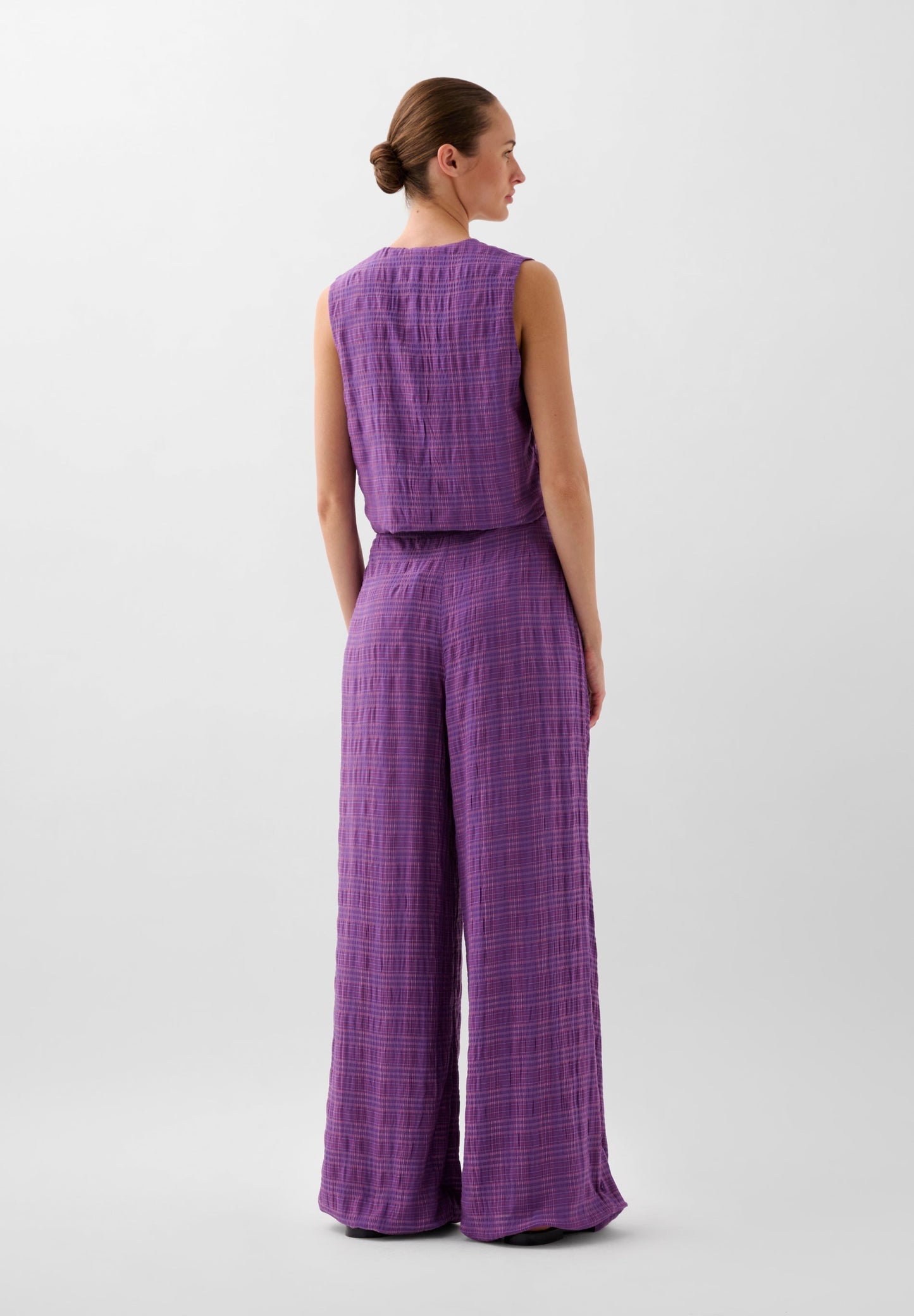 PANTALÓN RAYAS FULL LENGTH PINZAS