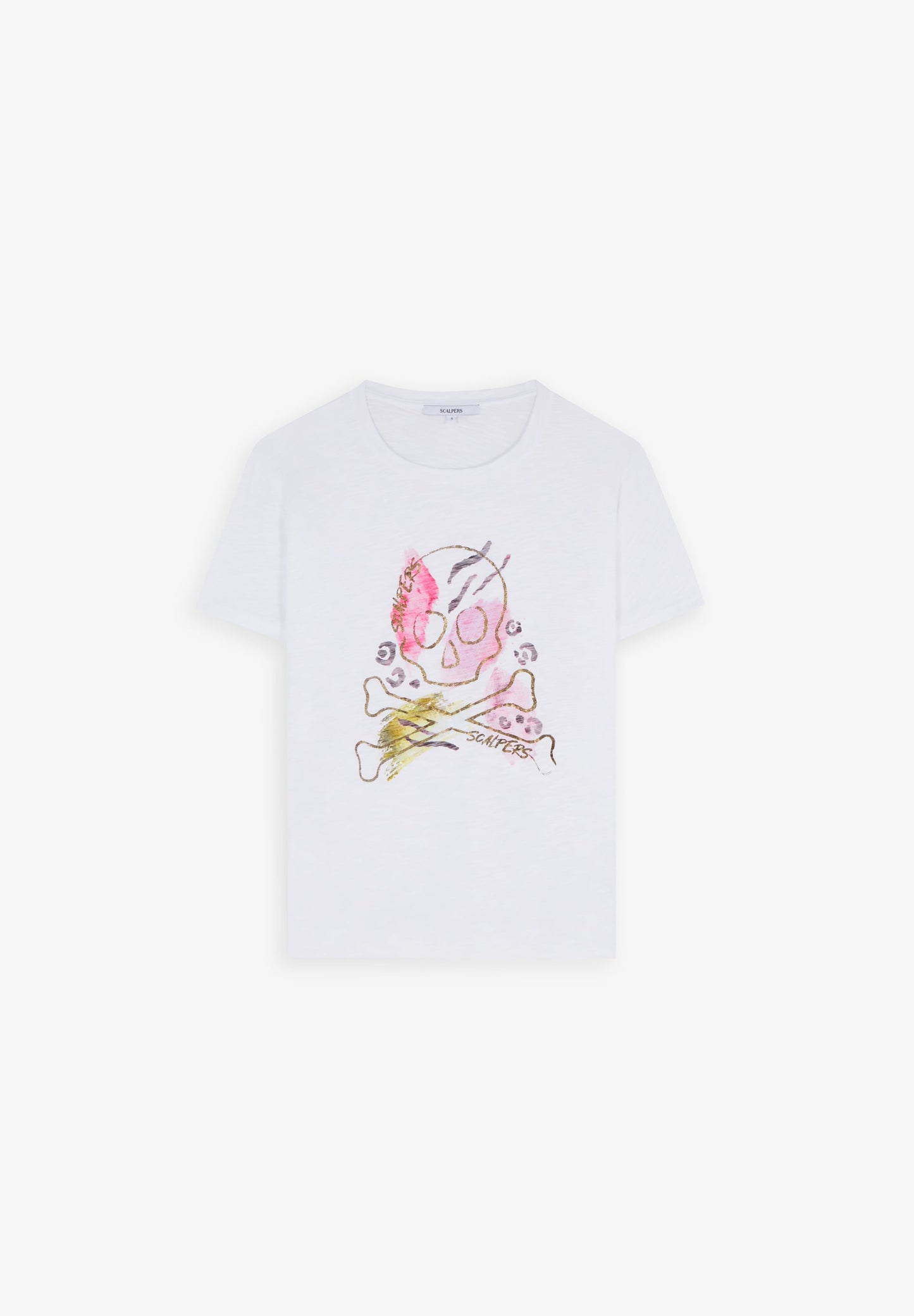 CAMISETA CALAVERA PRINT FRONTAL