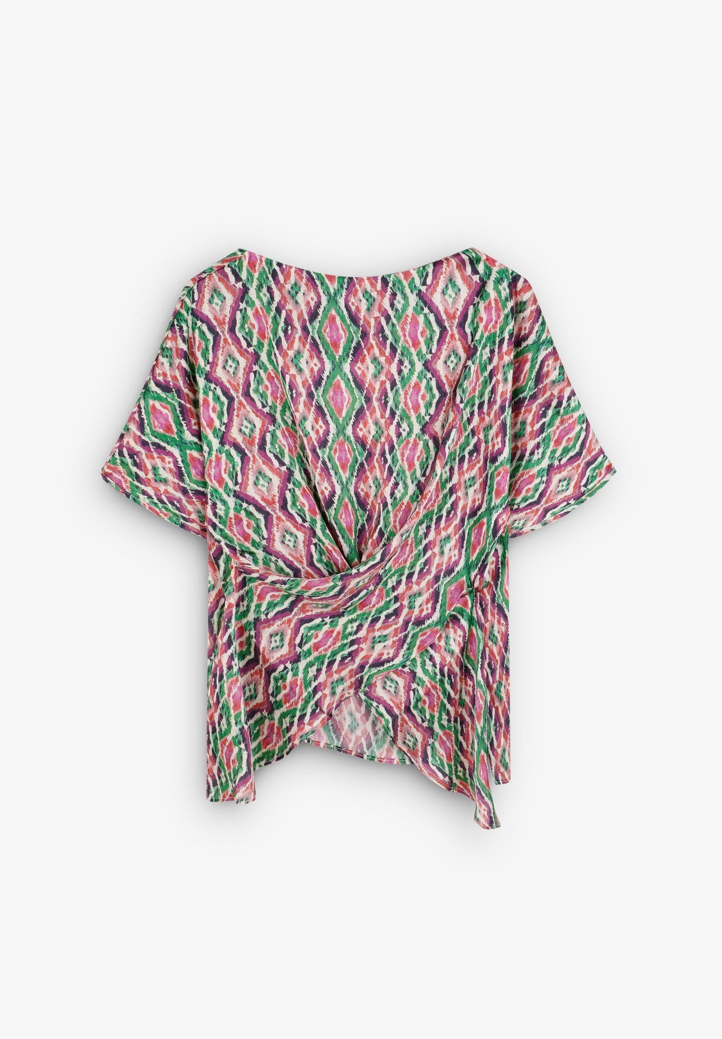 CAMISETA FLUIDA PRINT CRUZADO