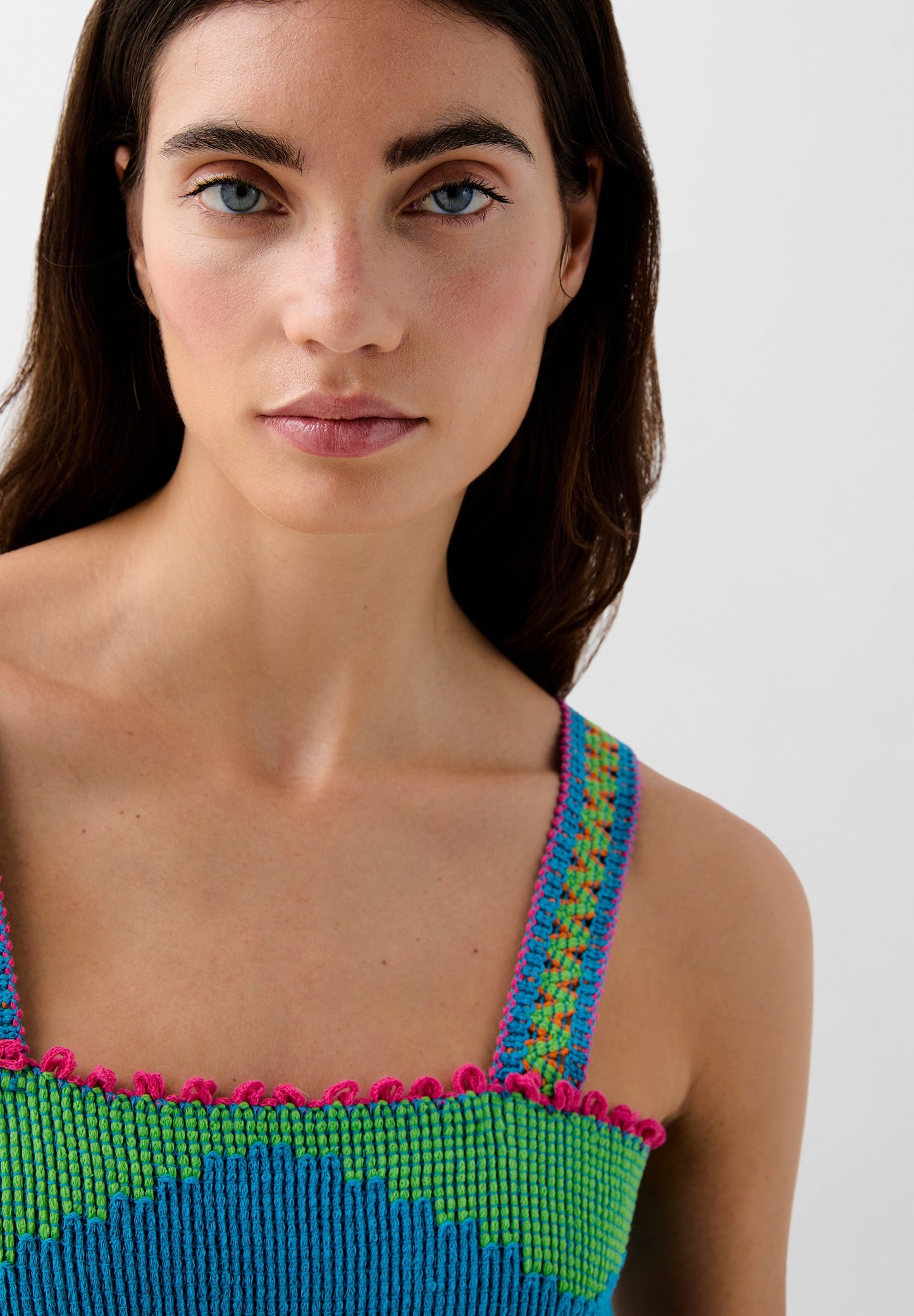 VESTIDO CROCHET MULTICOLOR