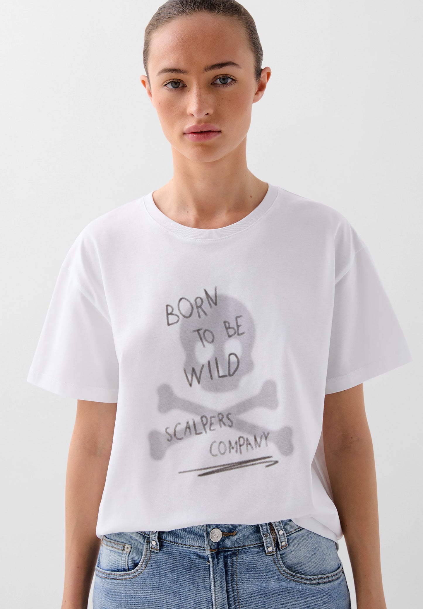 CAMISETA PRINT CALAVERA