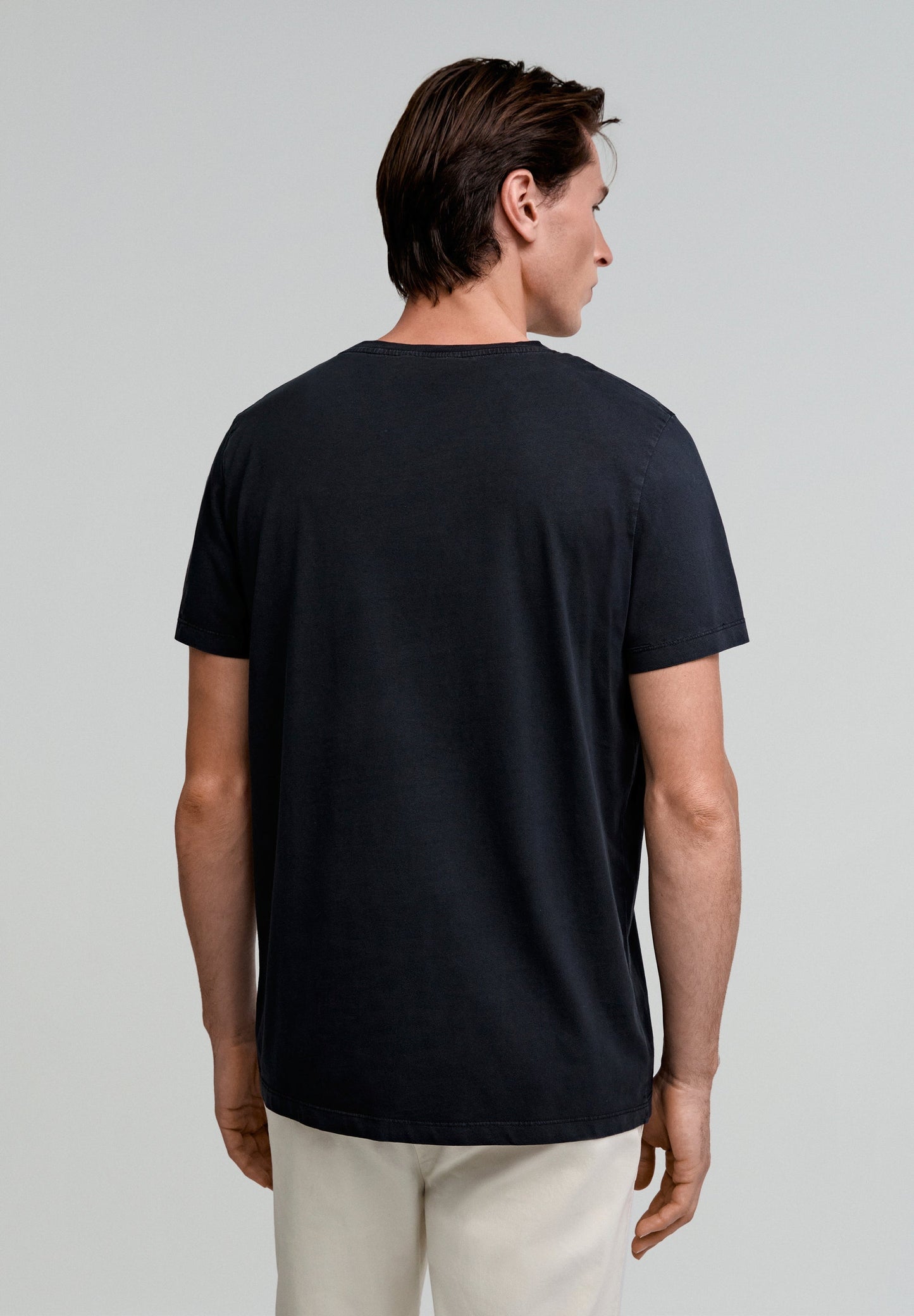 CAMISETA LAVADA CALAVERA BORDADA