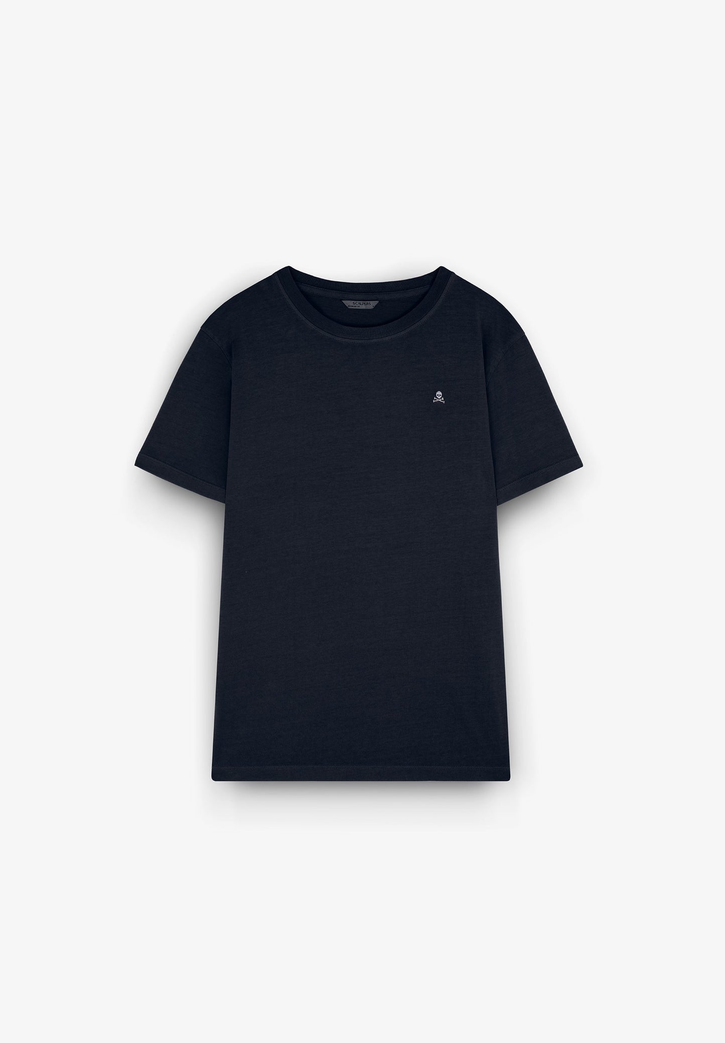 CAMISETA LAVADA CALAVERA BORDADA