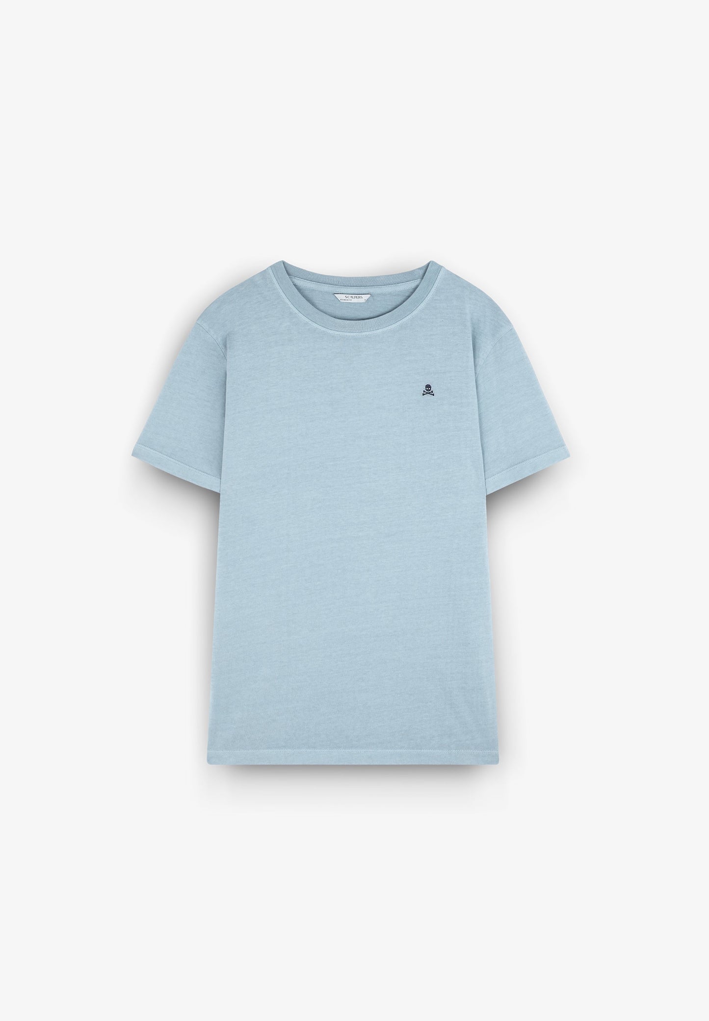 CAMISETA LAVADA CALAVERA BORDADA