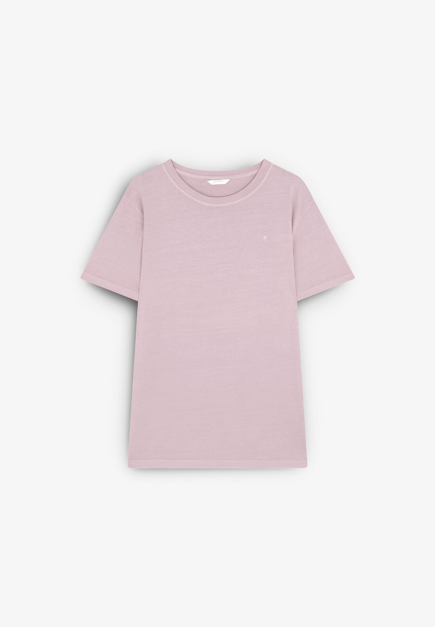 CAMISETA LAVADA CALAVERA BORDADA