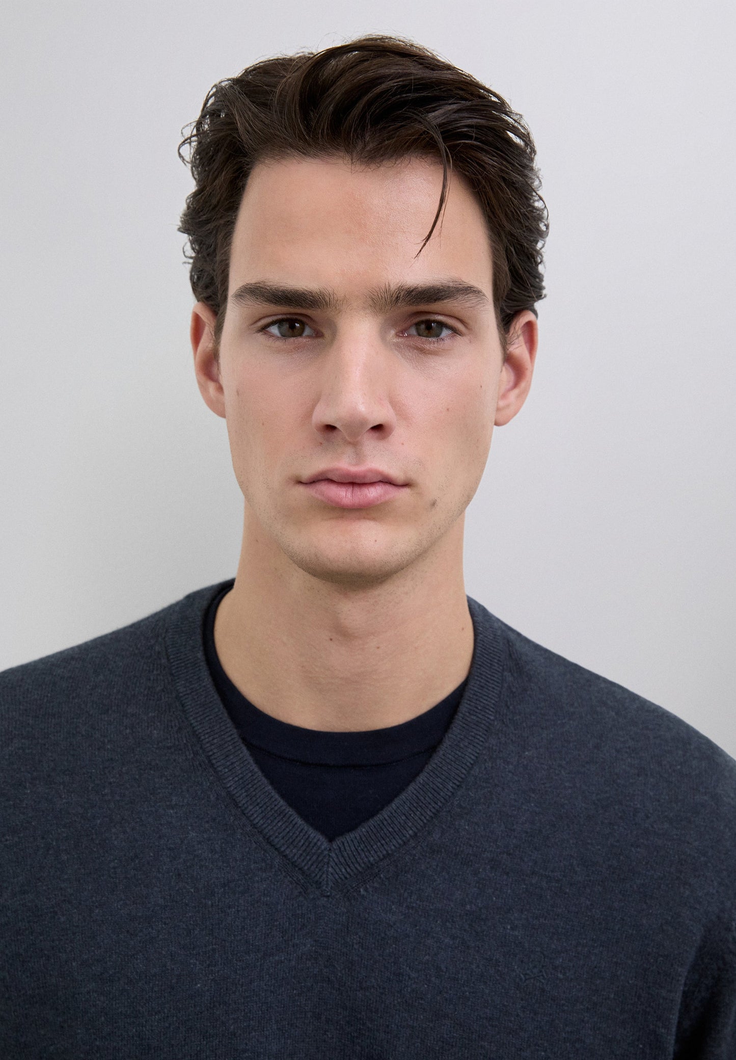 JERSEY PUNTO CUELLO PICO ALGODÓN