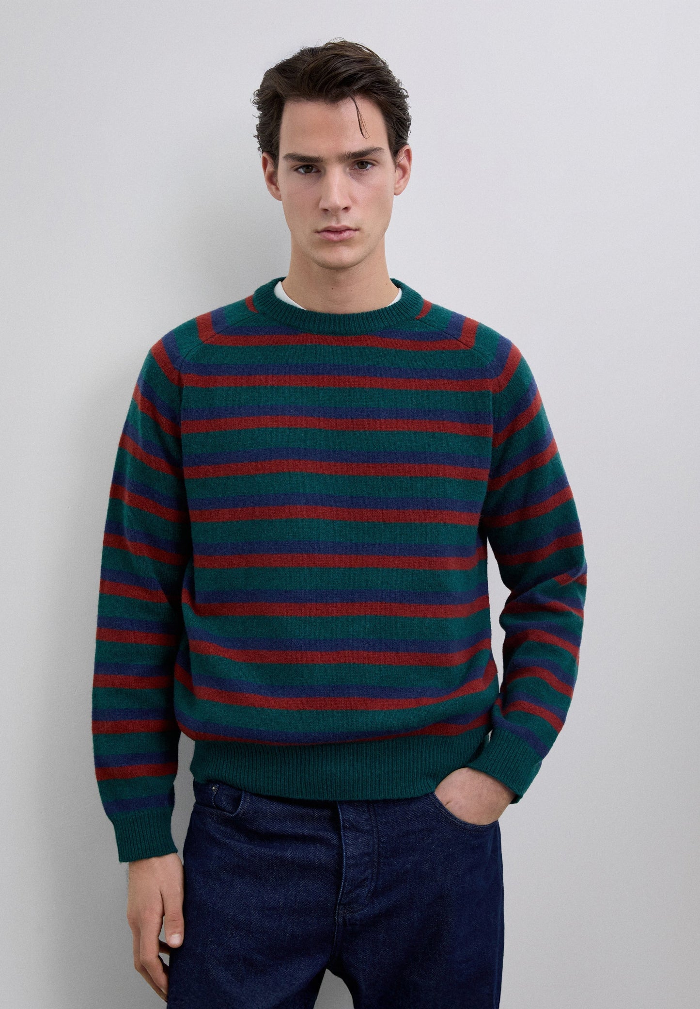 JERSEY CUELLO REDONDO RAYAS