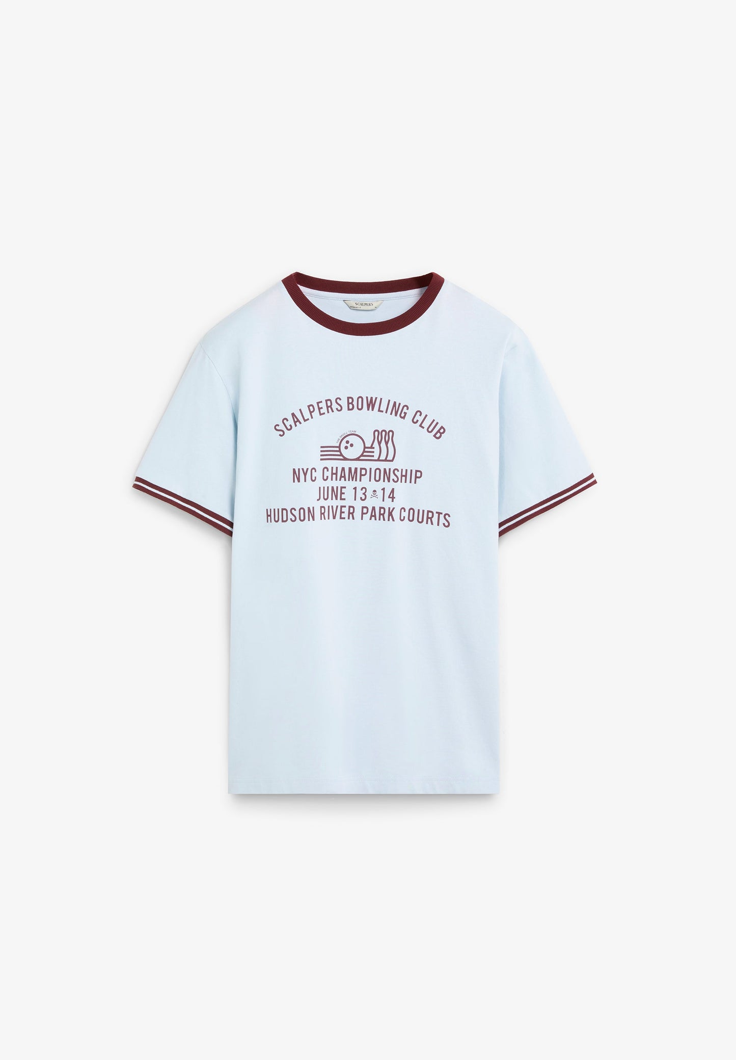 CAMISETA PRINT CONTRASTE