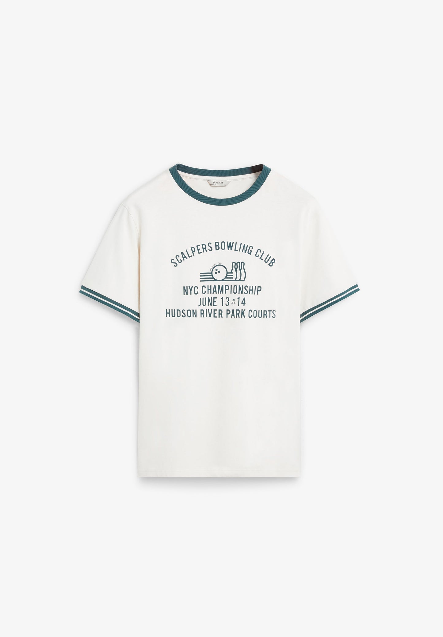 CAMISETA PRINT CONTRASTE