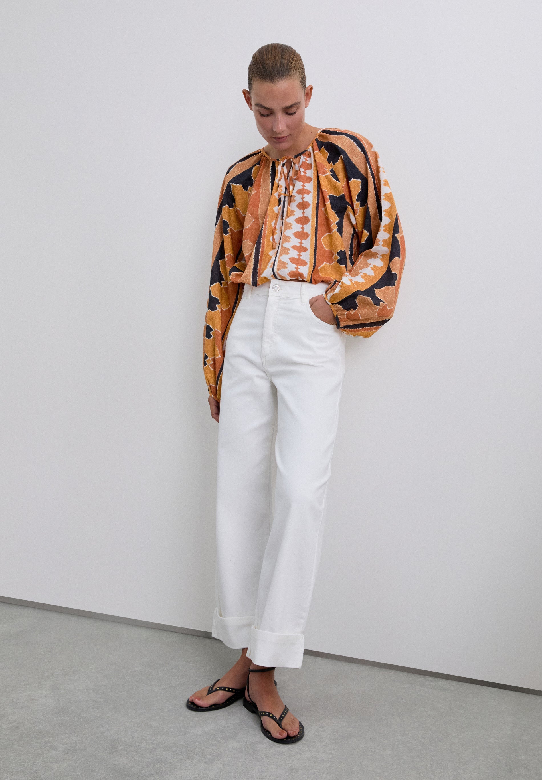 PANTALÓN DENIM CULOTTE