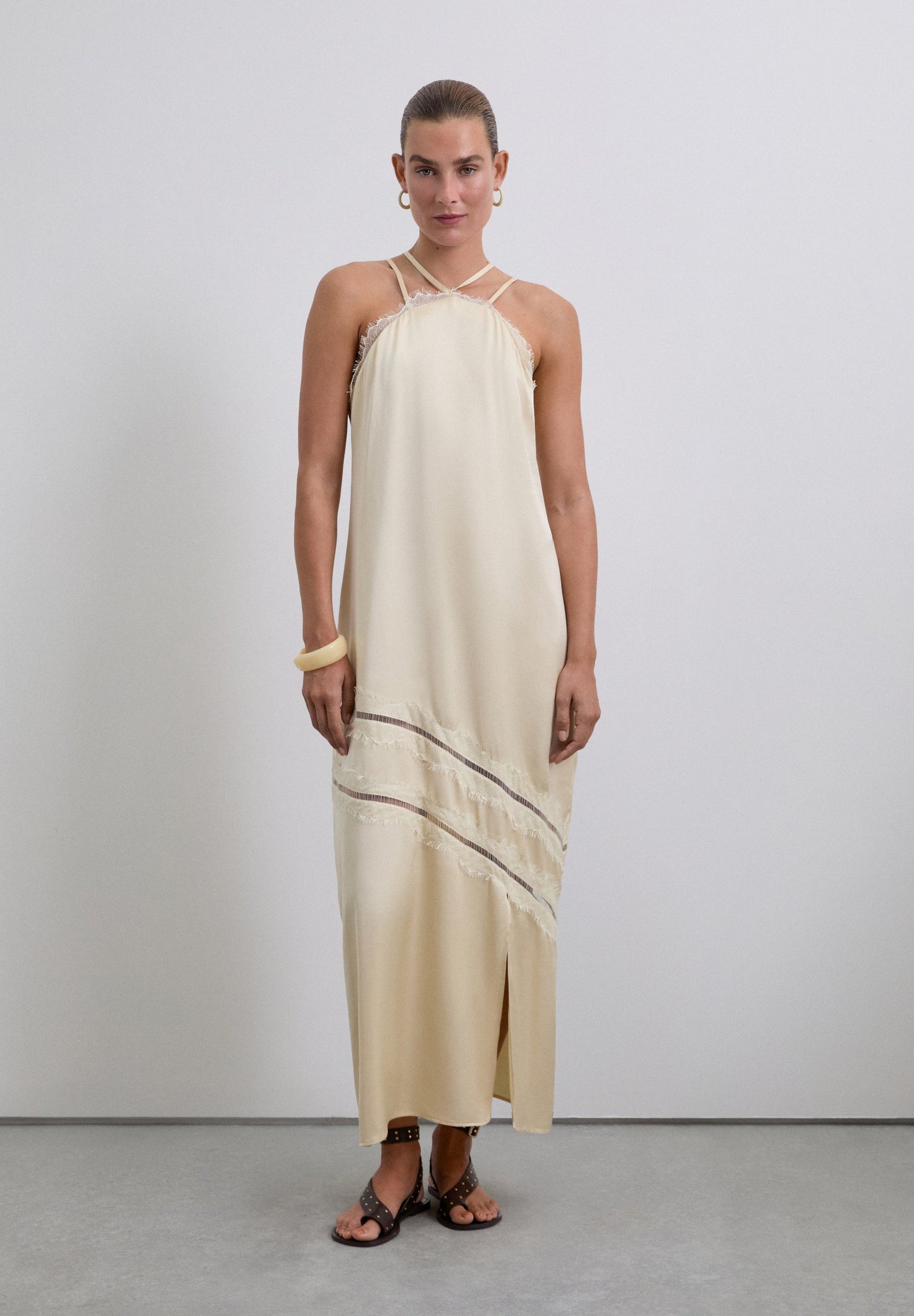 VESTIDO LENCERO SATINADO