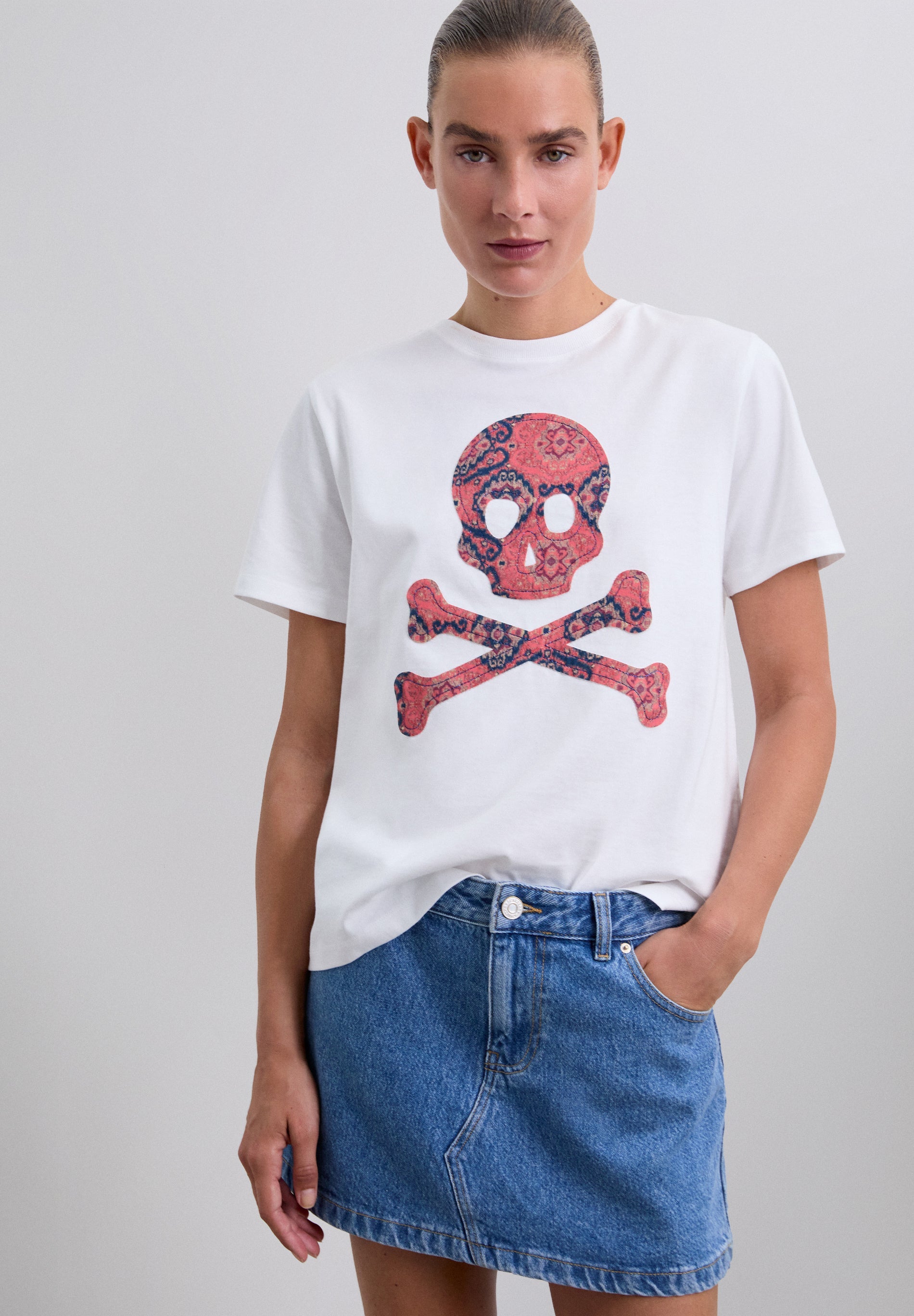 CAMISETA ESTAMPADA CALAVERA