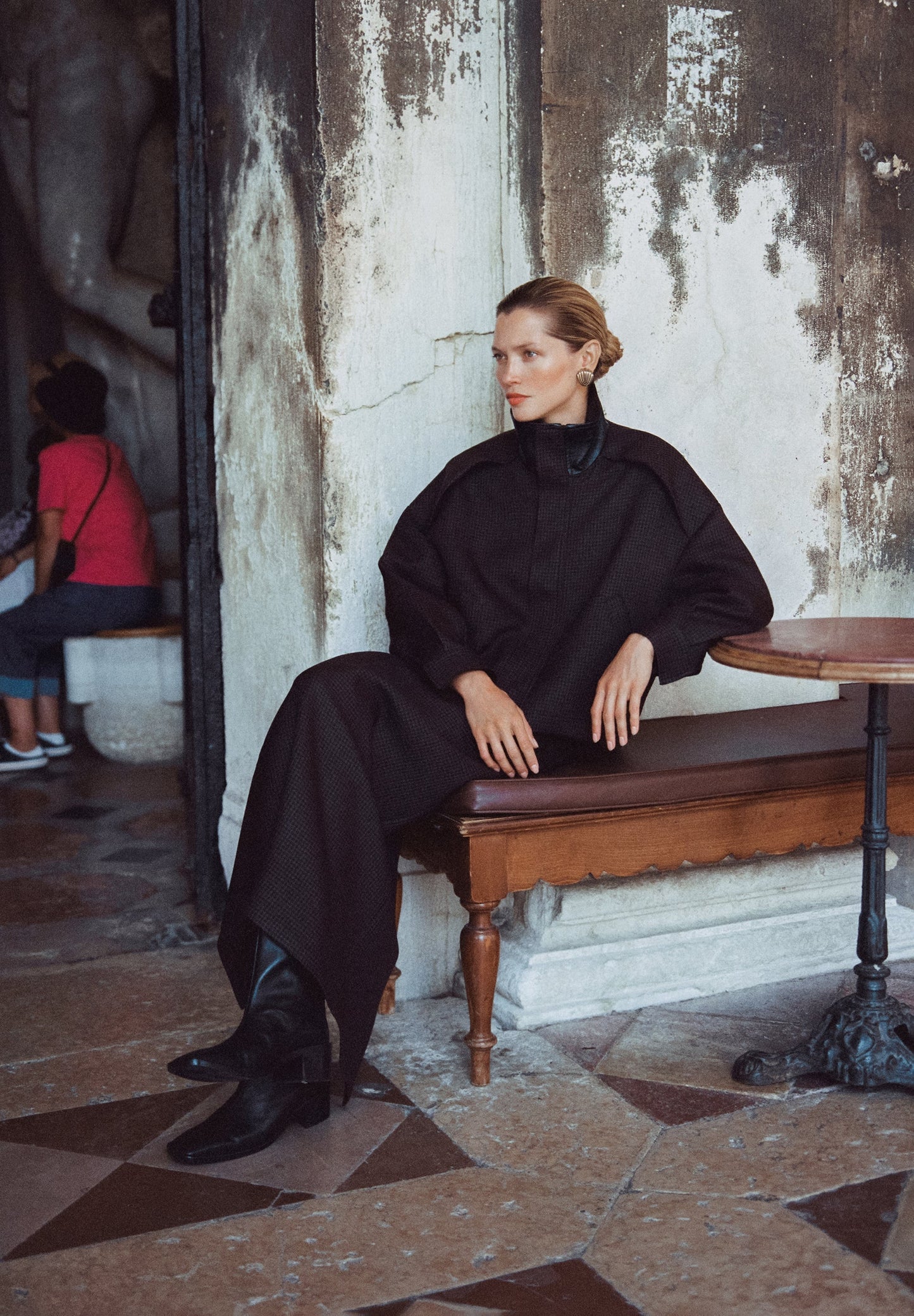 BOTAS ALTAS TACÓN PIEL