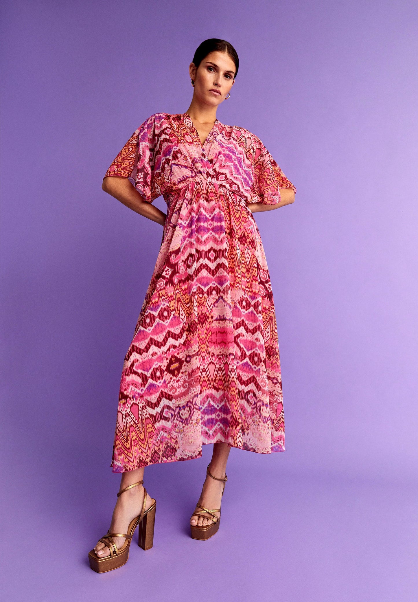 VESTIDO MIDI ÉTNICO