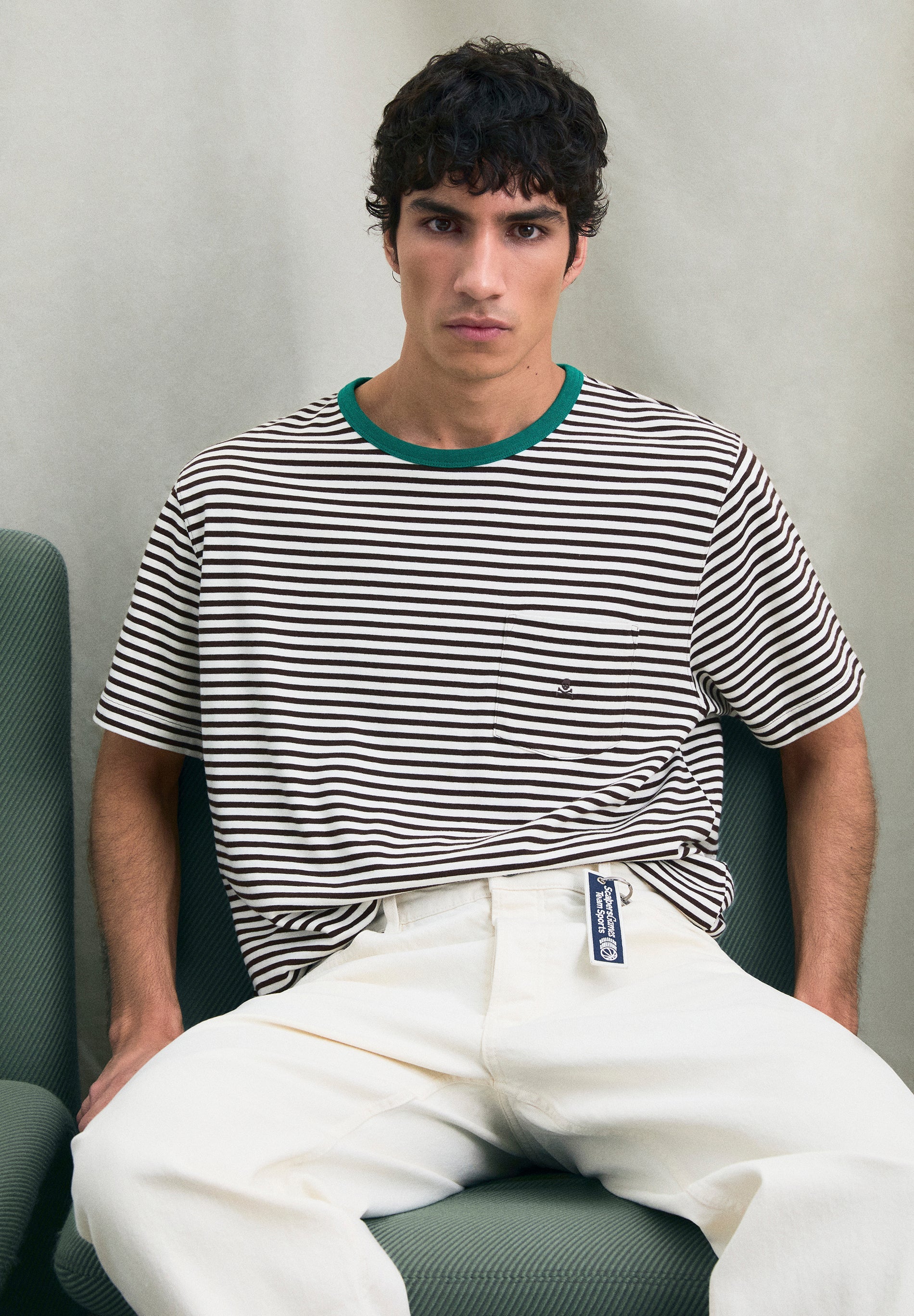 CAMISETA RAYAS CALAVERA