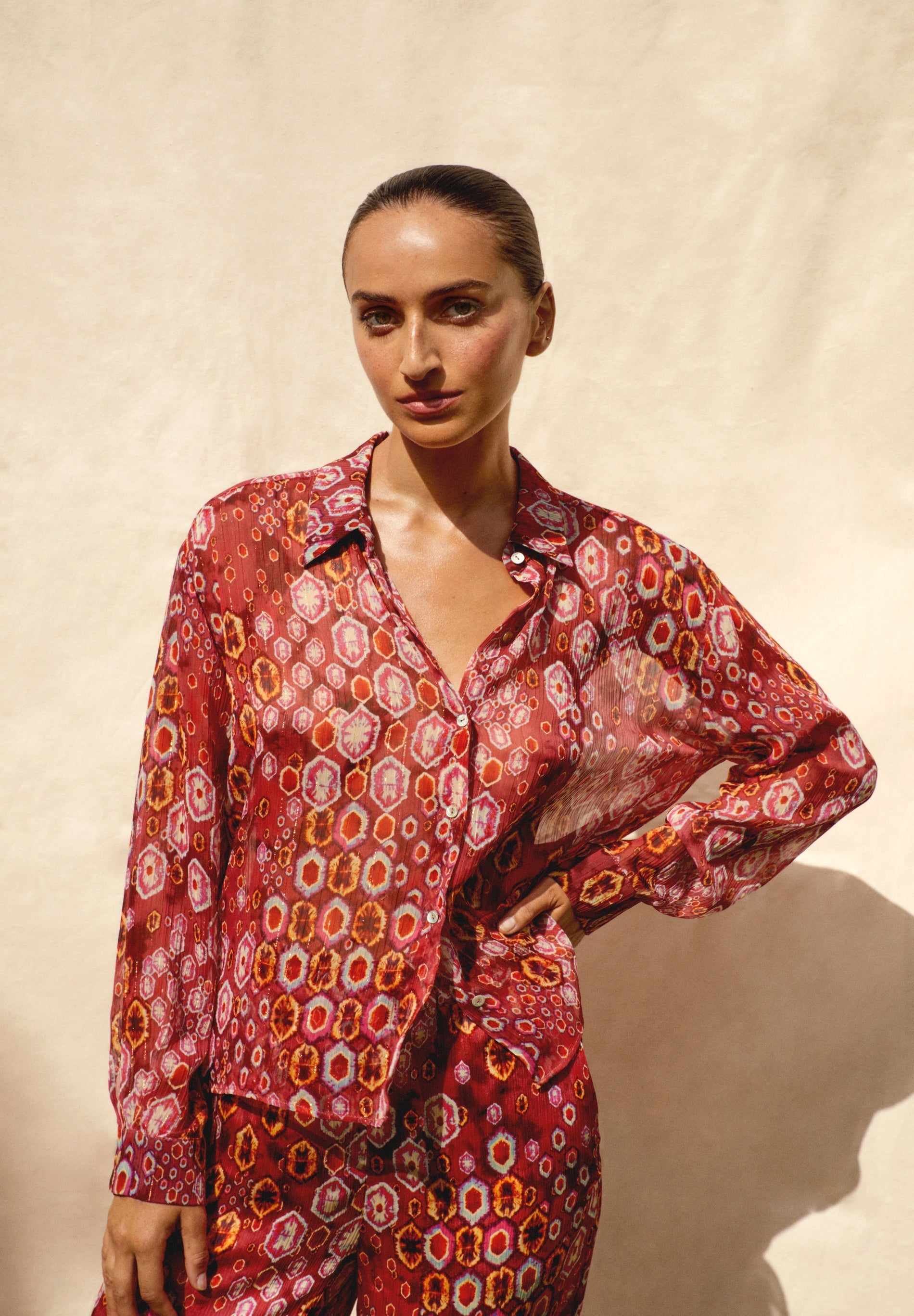 CAMISA FLUIDA ÉTNICA