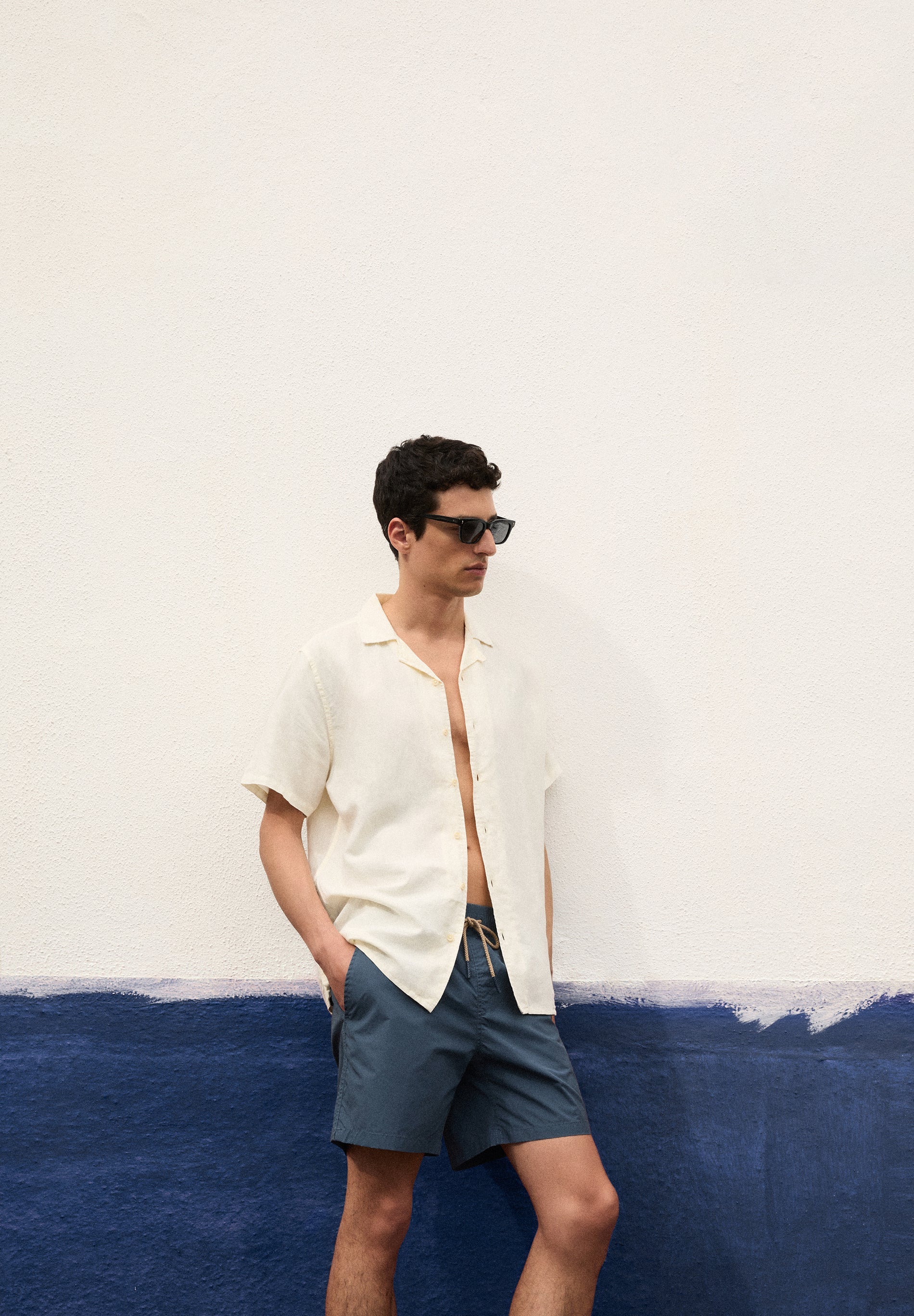 CAMISA MANGA CORTA LINO