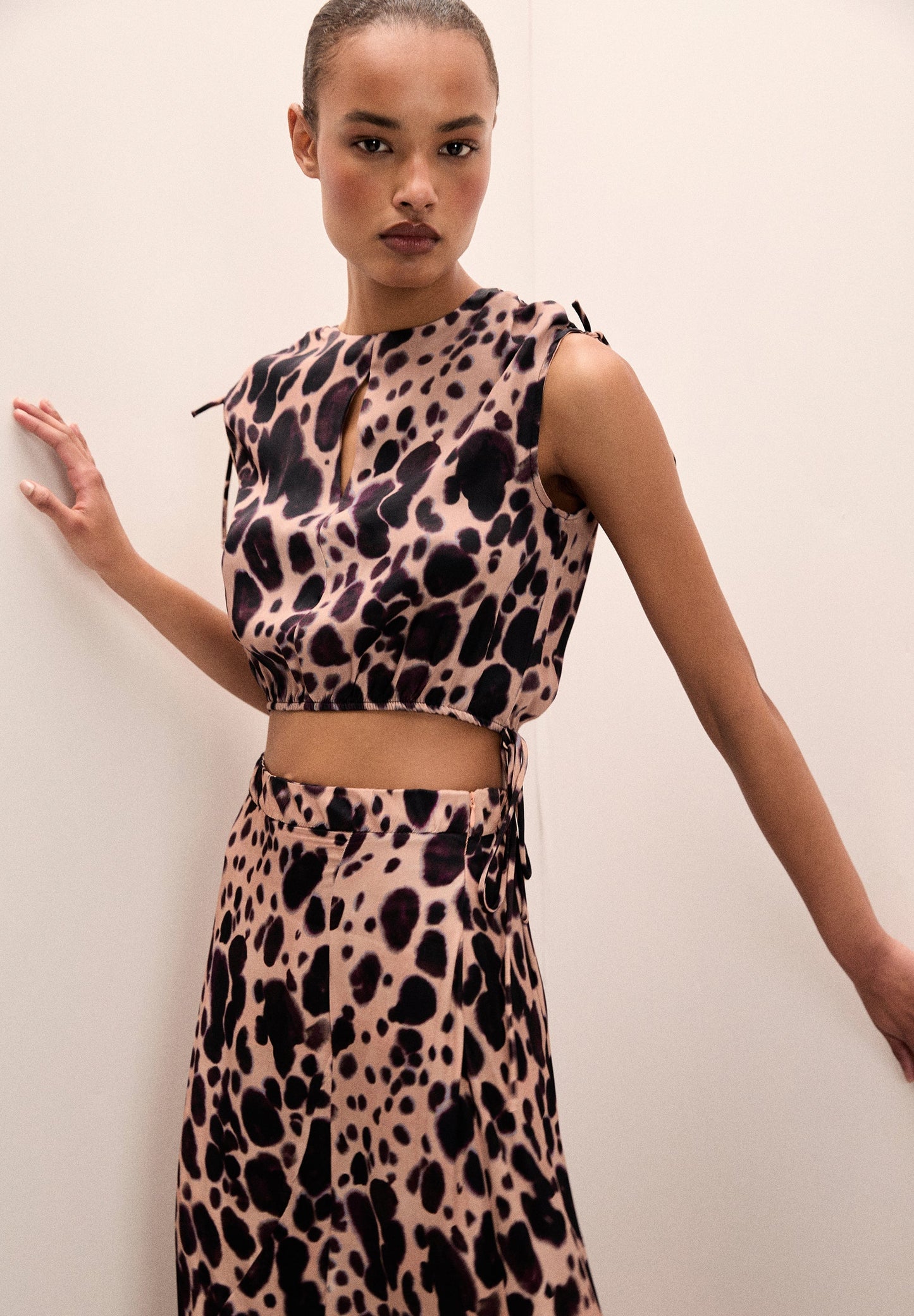 TOP FLUIDO ANIMAL PRINT